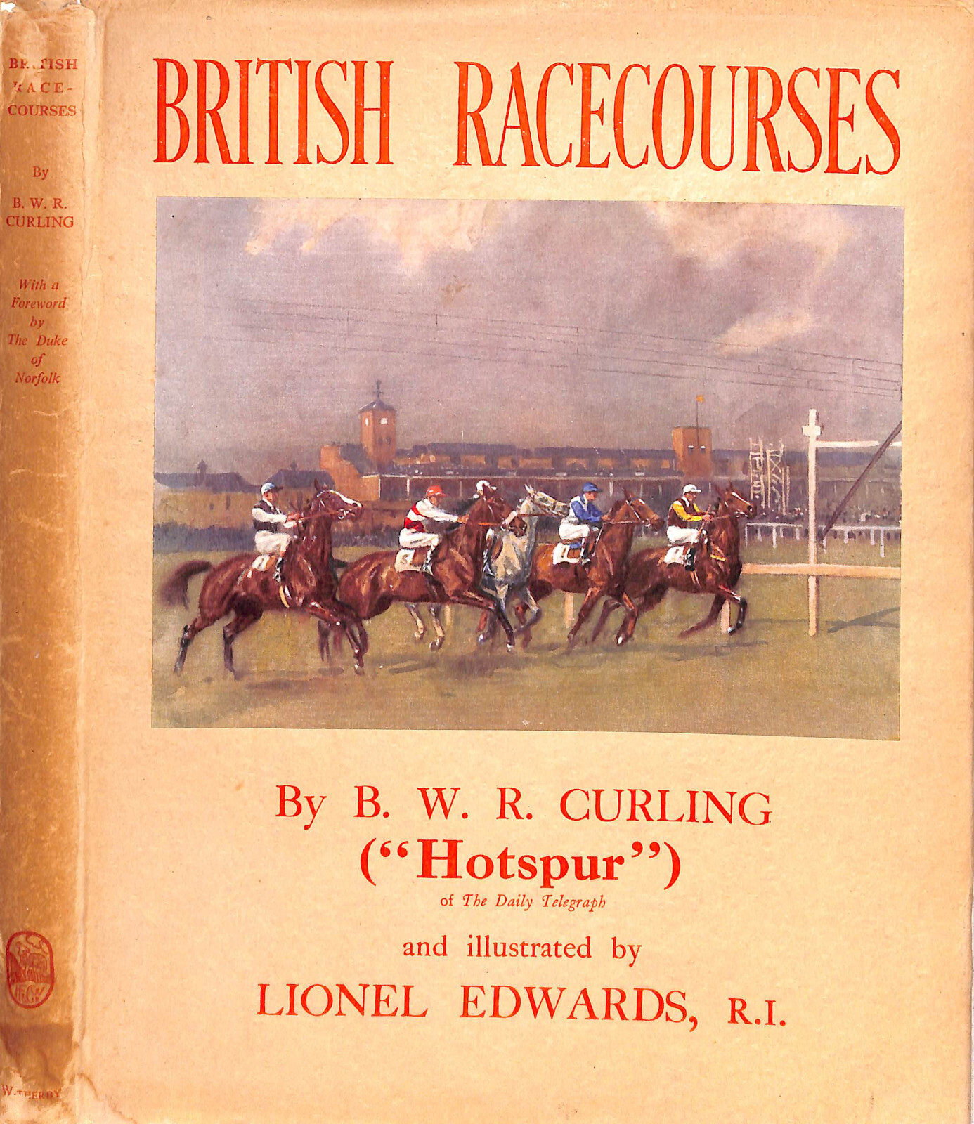 „British Racecourses“ 1951 CURLING, B.W.R.