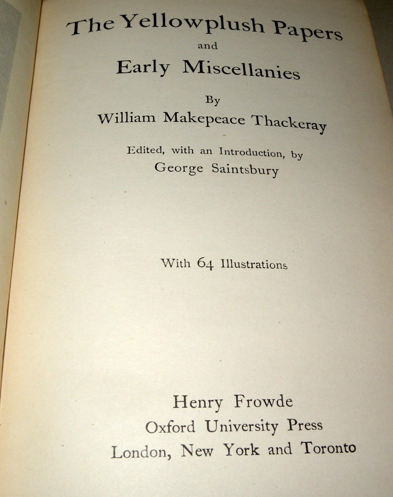 Oxford Thackeray Classics 15 Vol Henry Frowde OUP HB