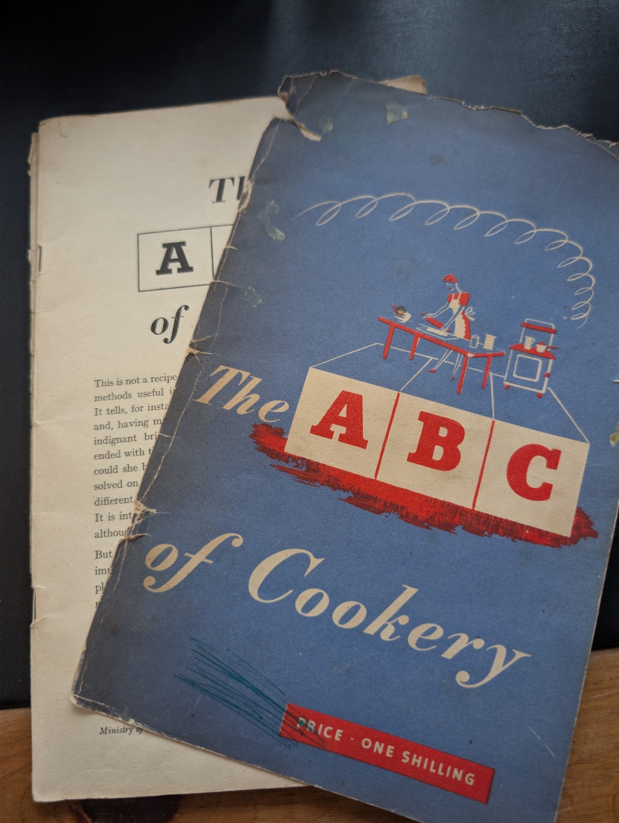 ABC of Cookery 1945 Ministry of Food Ration Book Wartime Cookbook HM Stationery