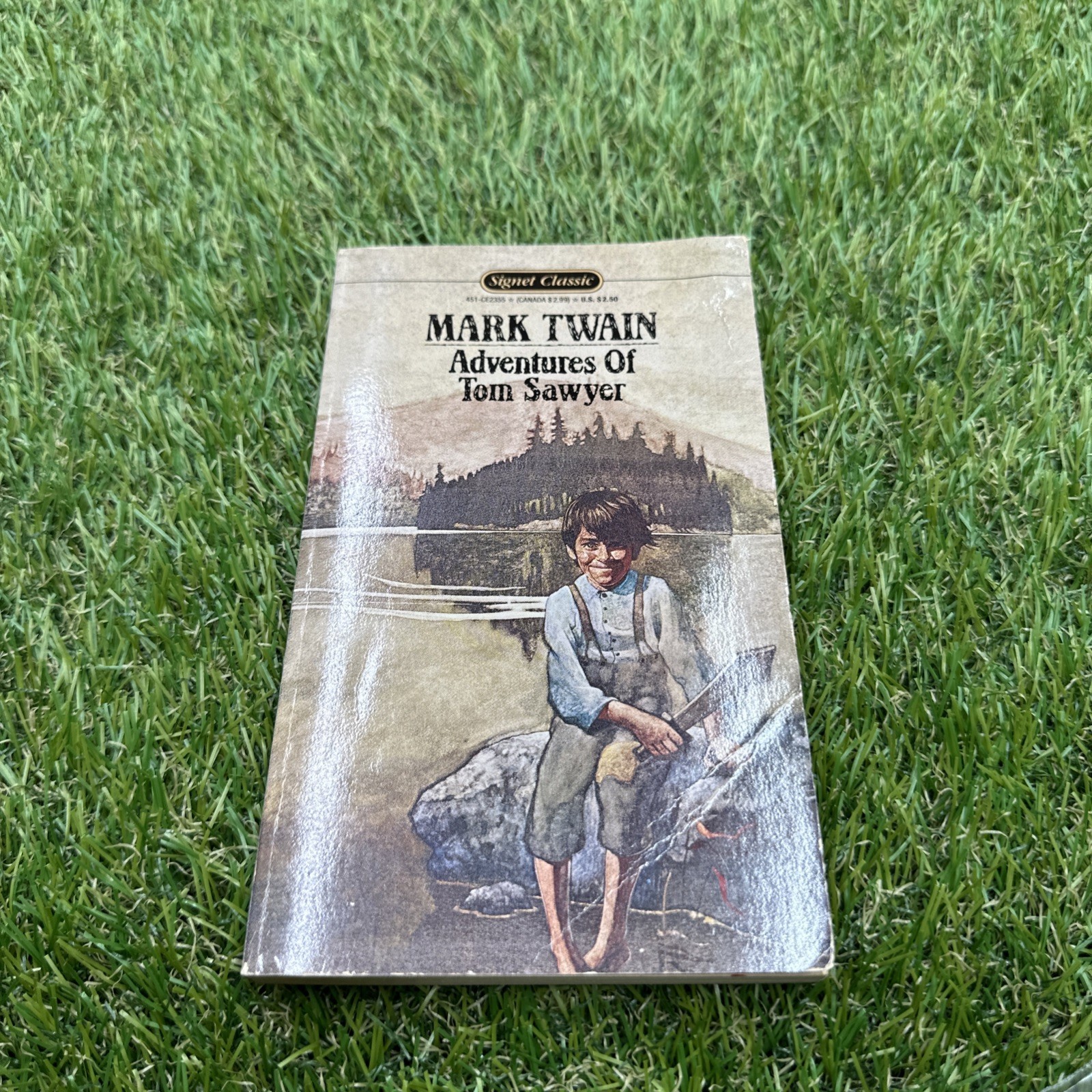 The Adventures of TOM SAWYER by Mark TWAIN! Vintage 1980 Signet Classics PB!
