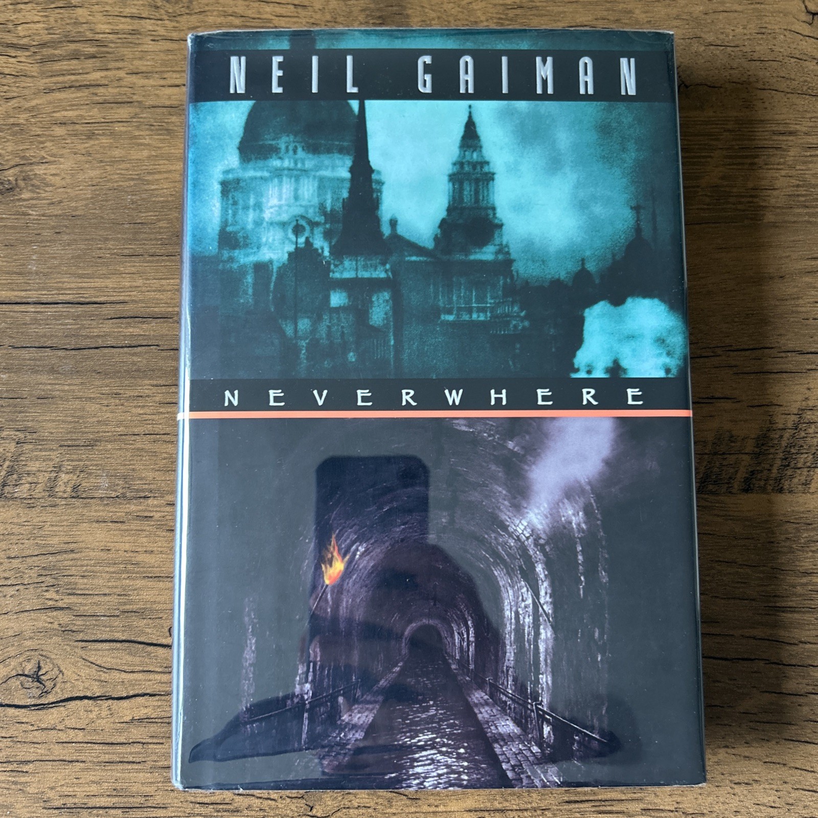NEVERWHERE by Neil Gaiman, 1st/1st HC DJ with MYLAR cover
