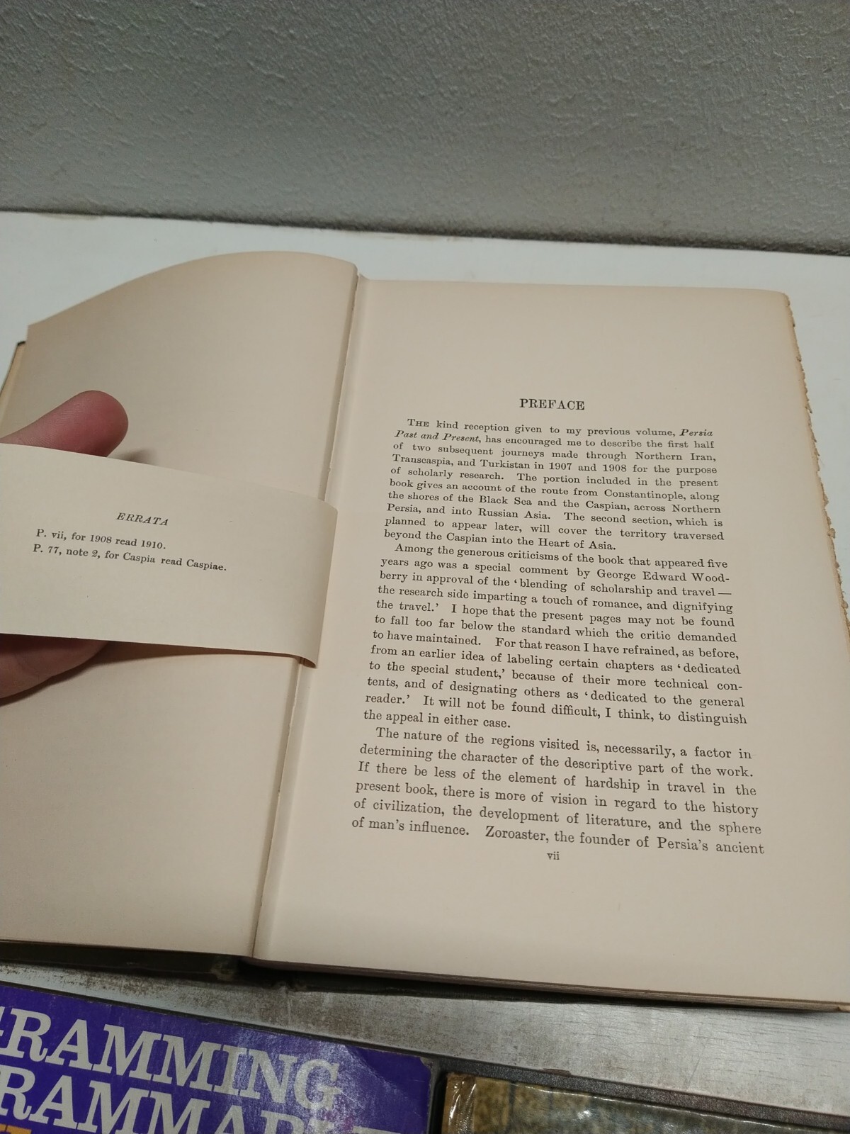 A V Williams Jackson / From Constantinople to the Home of Omar Khayyam 1st 1911