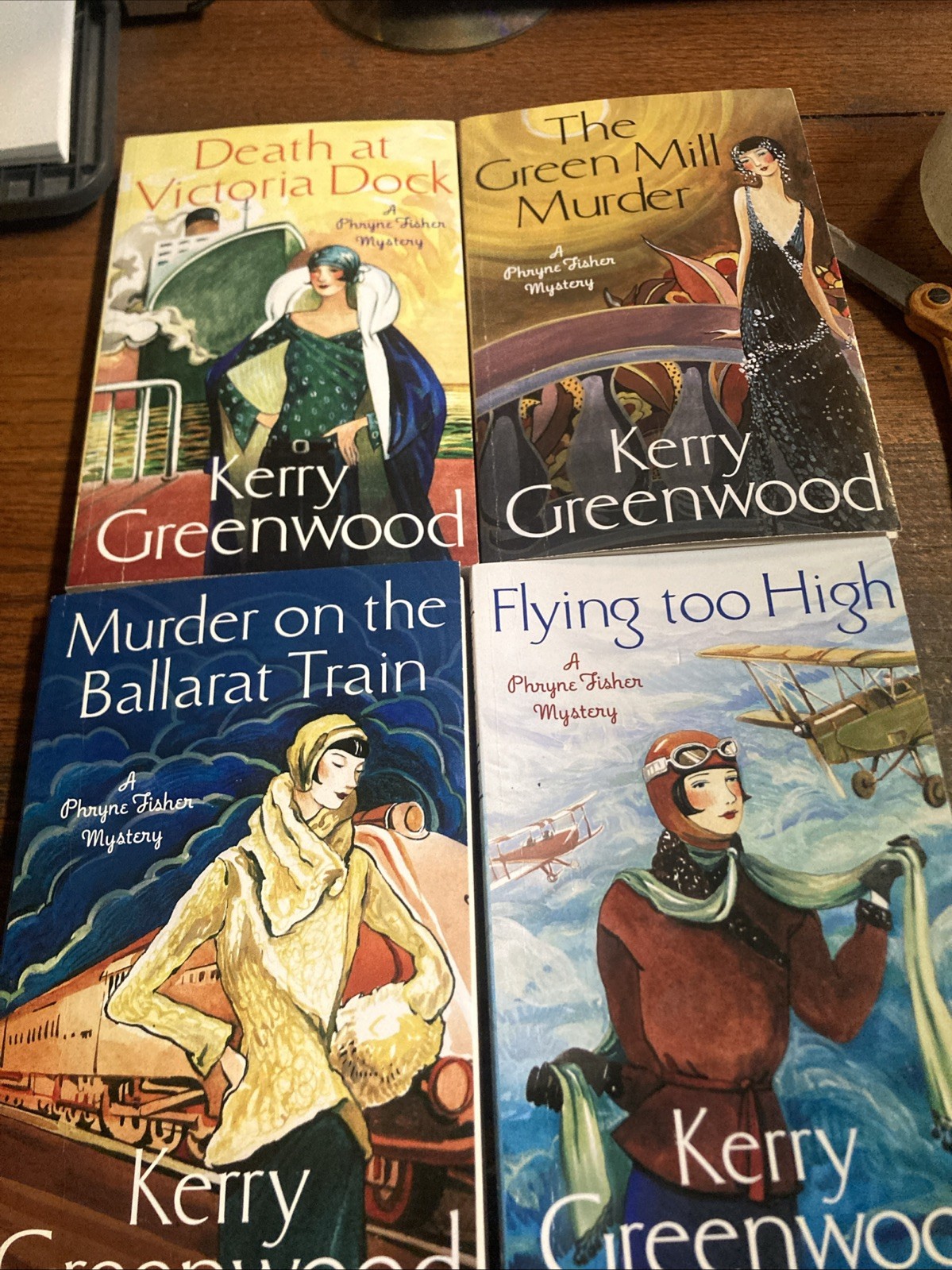 Lot Of 4 Kerry Greenwood books Vg