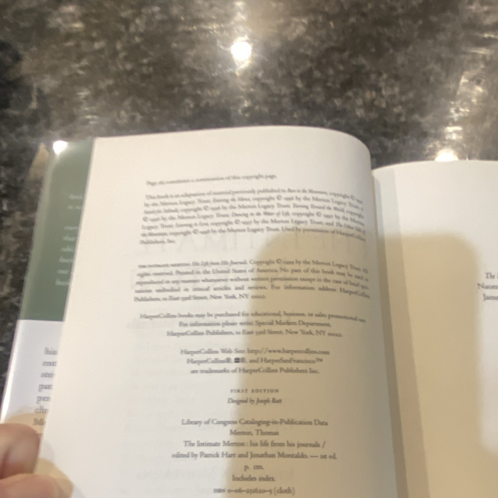 Thomas Merton Conjectures Guilty & Intimate Merton Hardcover Mylar like new