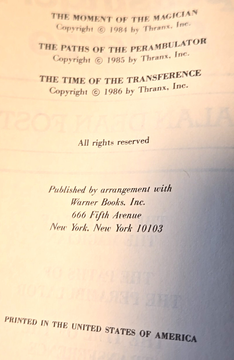 Alan Dean Foster Spellsinger’s Scherzo Book Club Edition