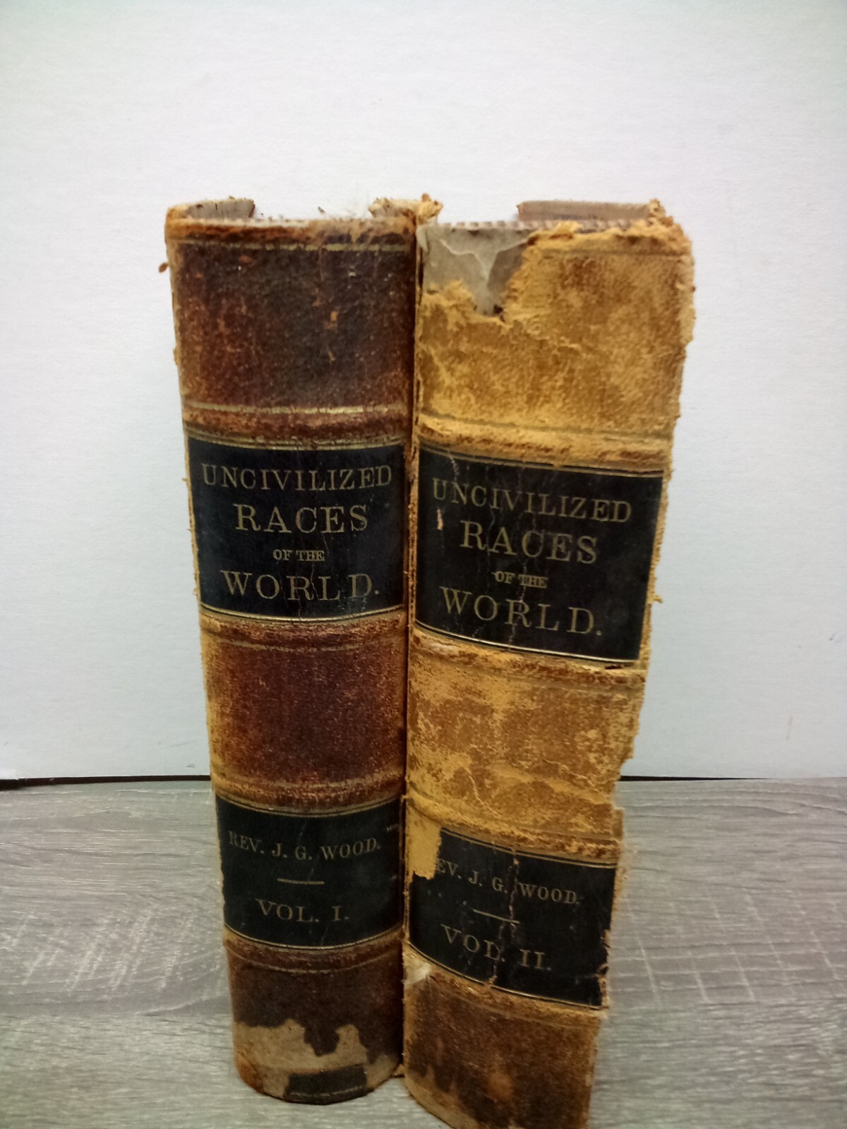 Controversial 1877 Uncivilized Races of Men in All Countries vol 1&2 Rev JG Wood