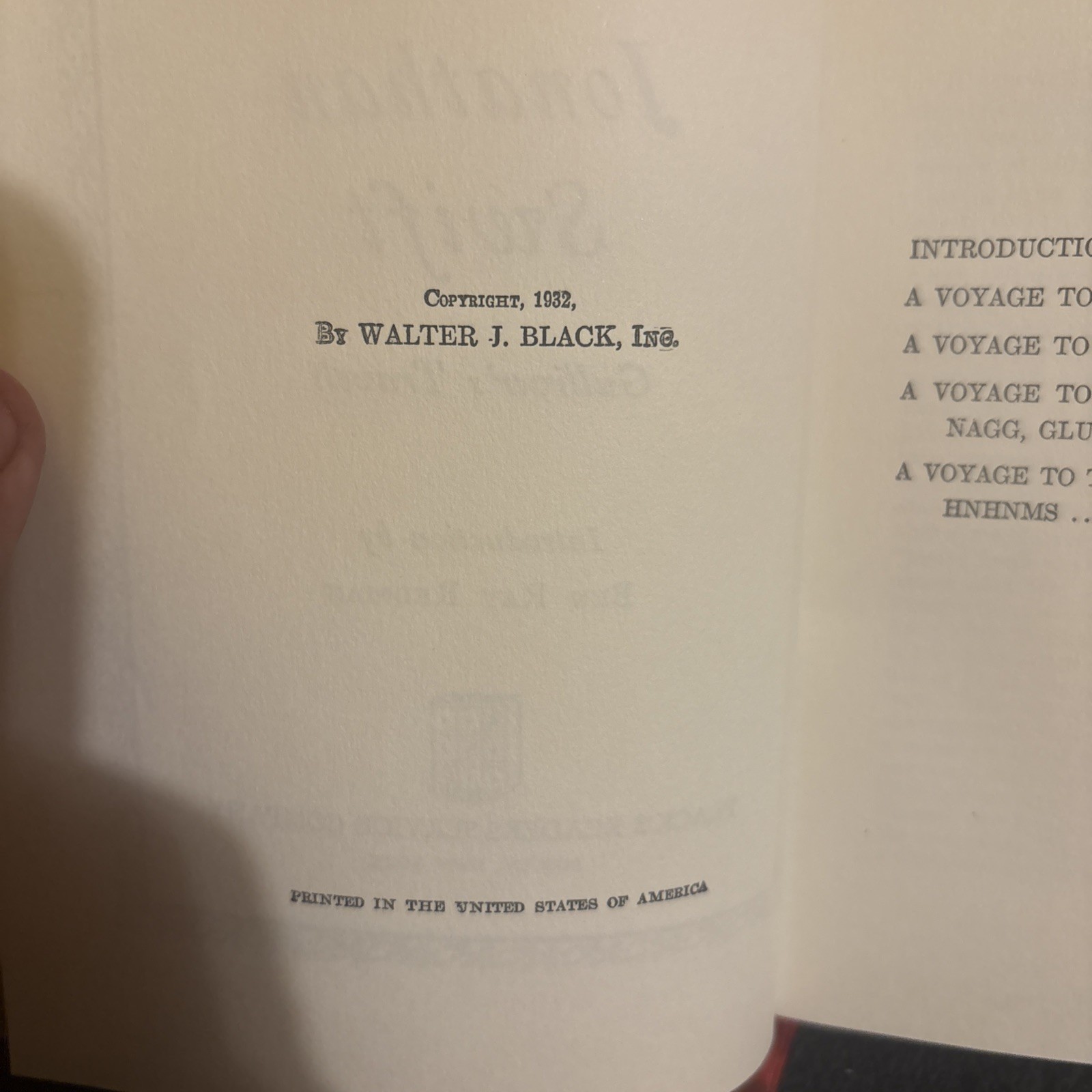 The Works Of Johnathan Swift Hardcover Book