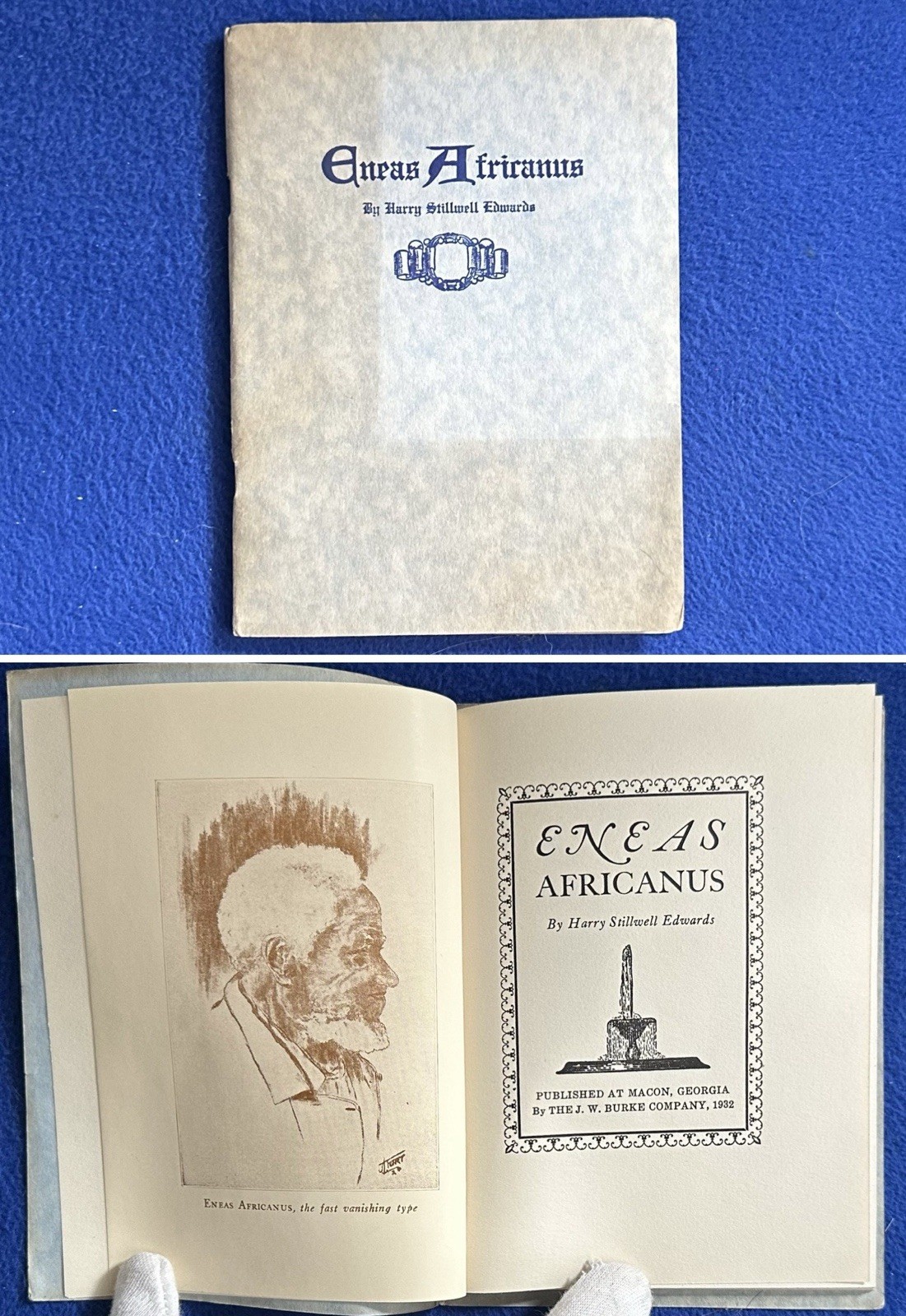 Vintage ENEAS AFRICANUS by Harry Stillwell Edwards (Paperback: 1932, Burke)