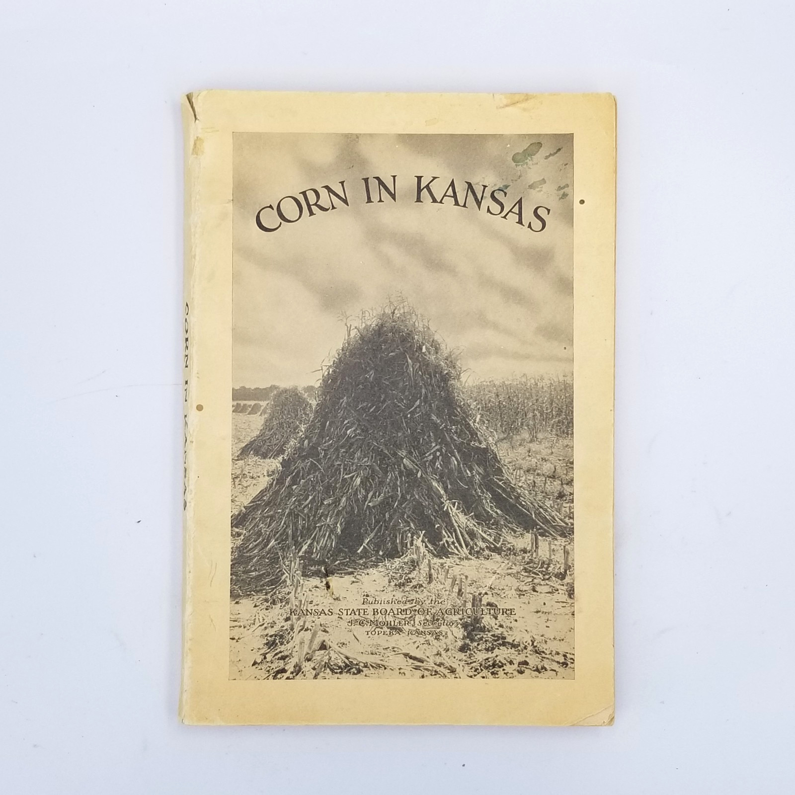 Corn in Kansas – 1929 Kansas State Board Agriculture Farm History Maps