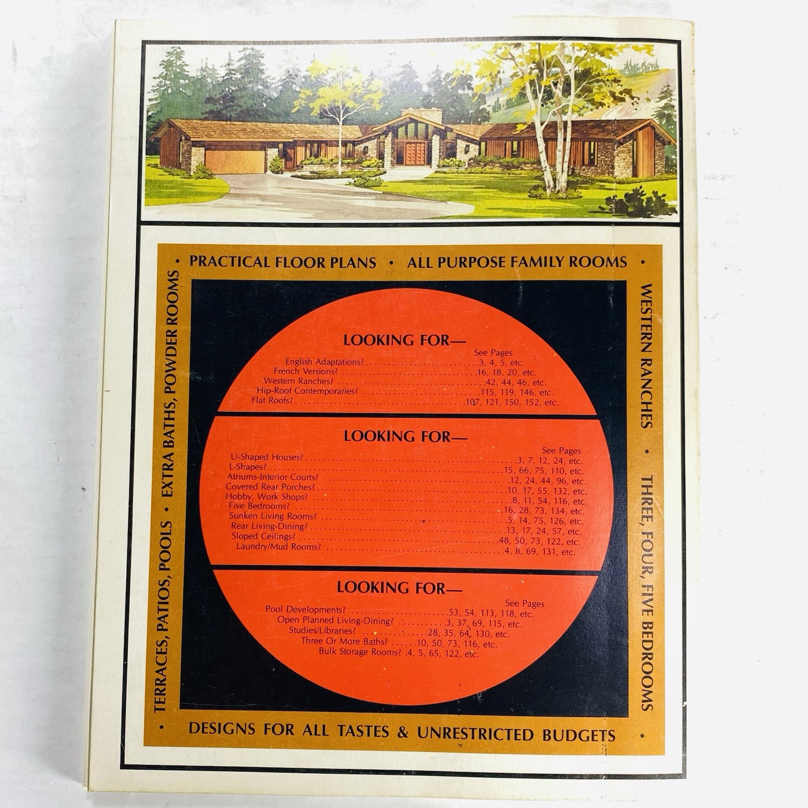 Design & Architecture 185 One Story Design Home Plans – Home Planners Paperback