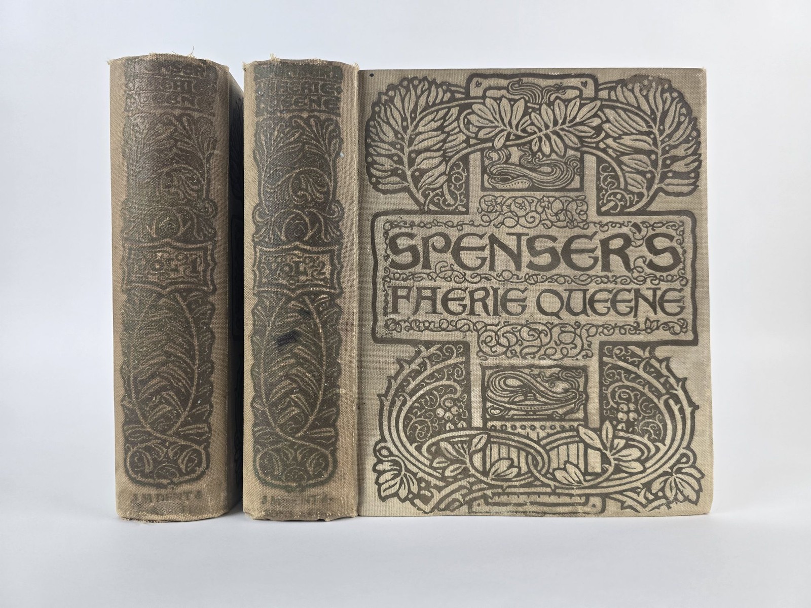 Edmund Spenser / THE FAERIE QUEENE Two Volumes Limited Edition 1897