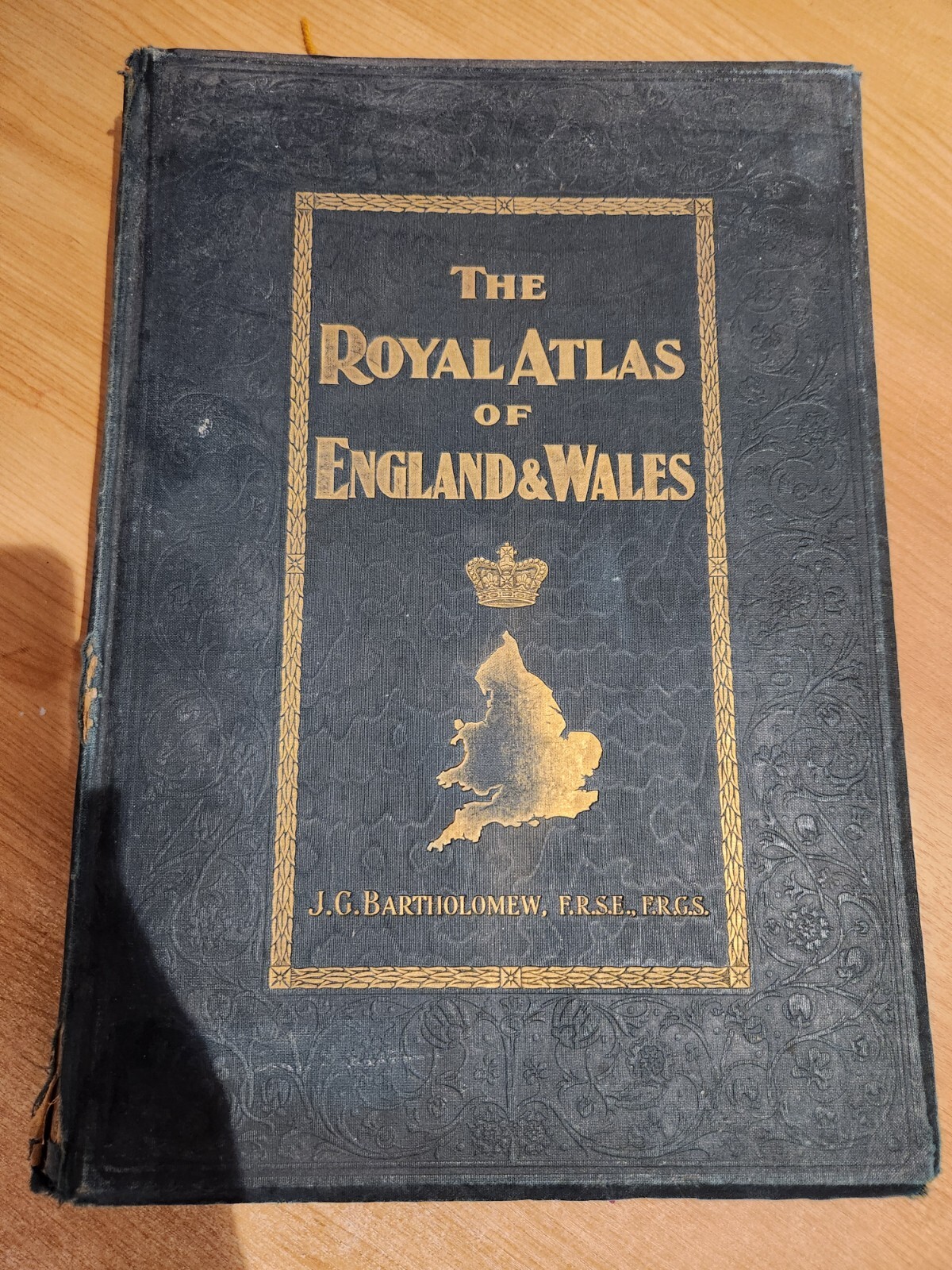 The Royal Atlas of England and Wales edited by J.G Bartholomew – 1891