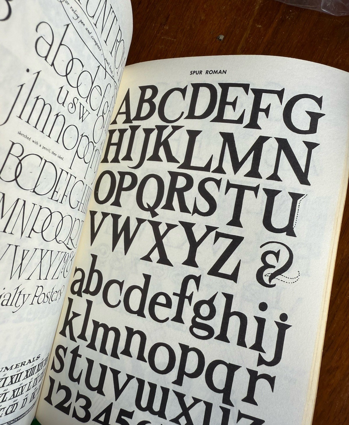 1965 Speedball Textbook, Pen and Brush Lettering by Ross F George 1965 Paperback