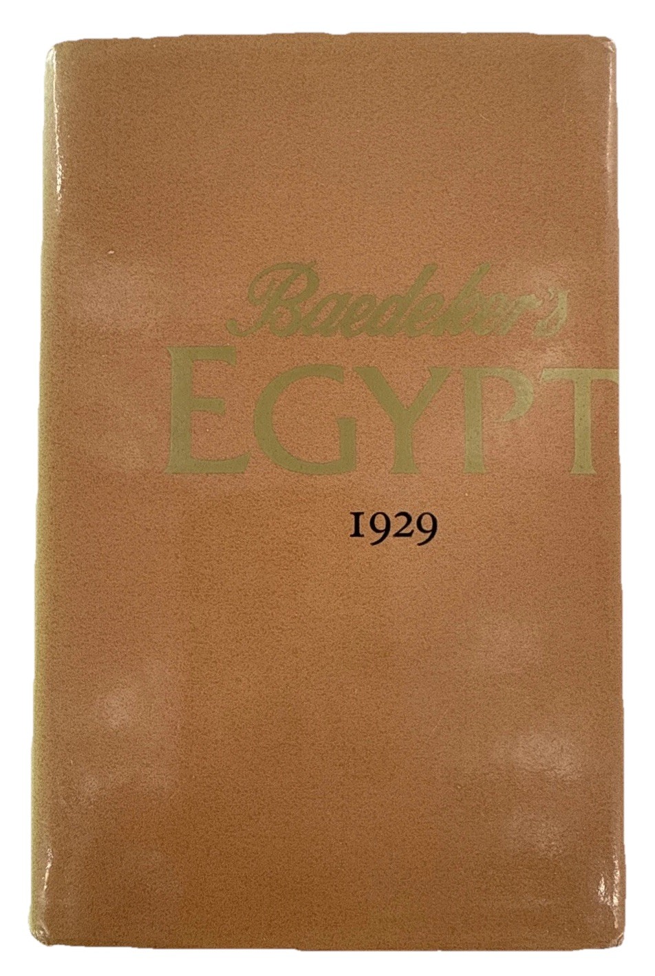 BAEDEKER'S EGYPT 1929 Karl Baedeker 1974 Facsimile edition HC in DJ
