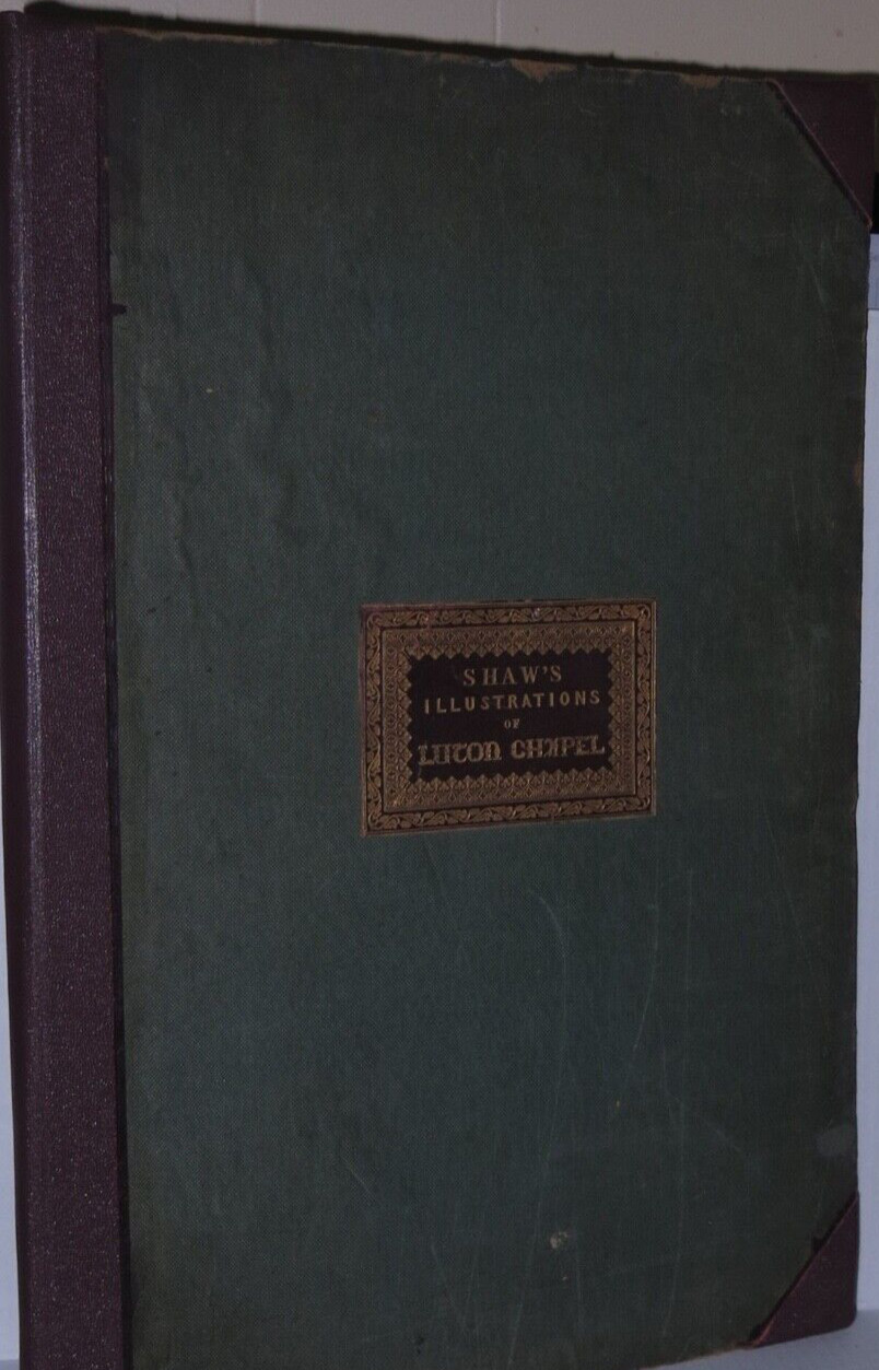 Shaw’s Illustrations of Luton Chapel 1830 Folio Luton Park Architecture
