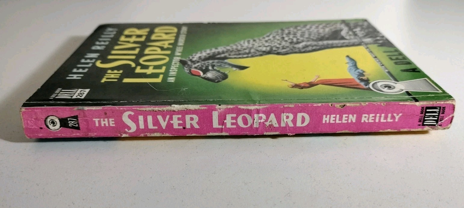 2 Dell Mapback lot The Silver Leopard, Captive Of The Sahara Vintage Mystery PB