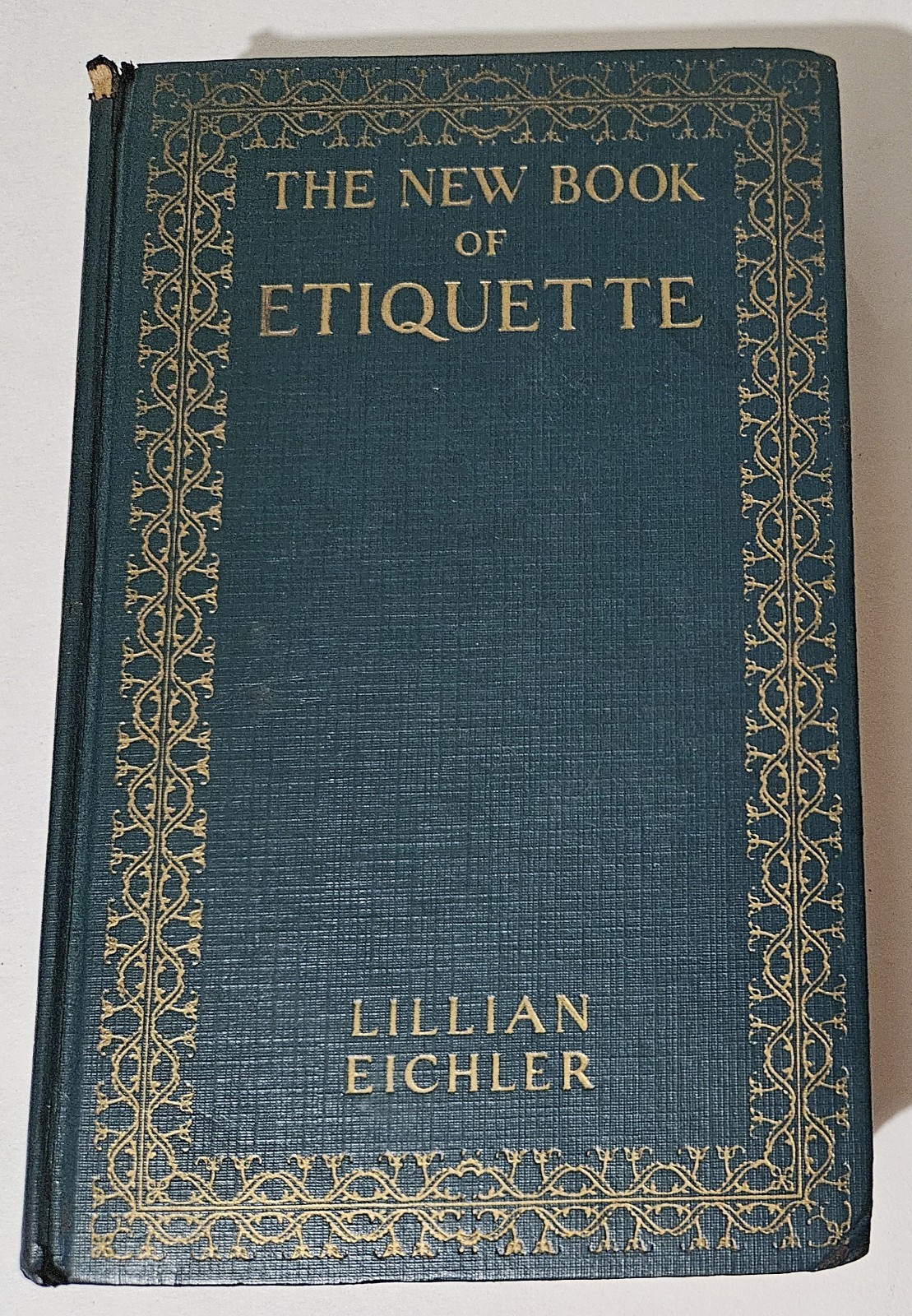 Book of Etiquette by Lillian Eichler Volume 2 – 1924 HC. Good condition.