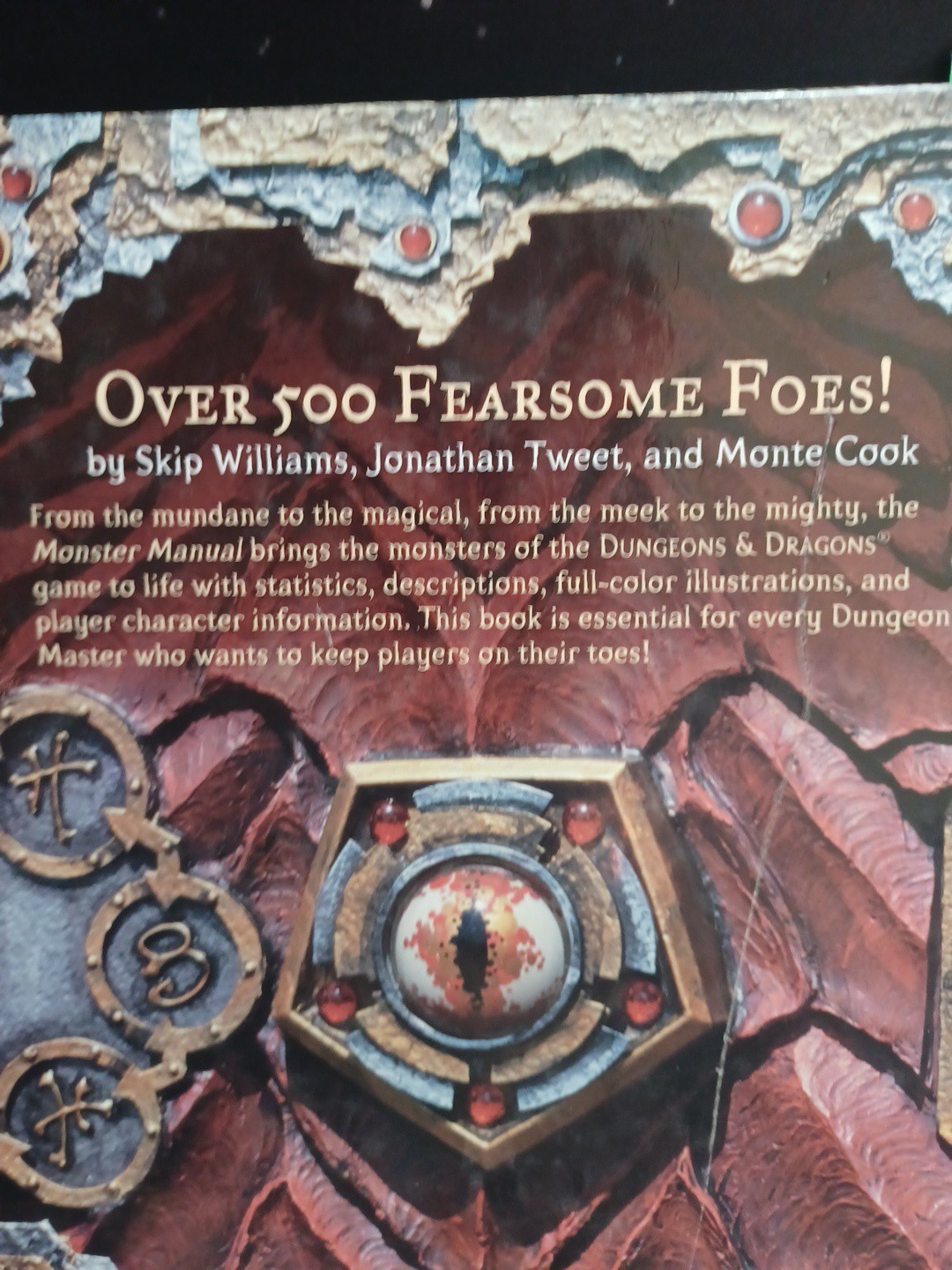 2000 Dungeons & Dragons 3e Monster Manual Core Rulebook III D&D WotC EB27038