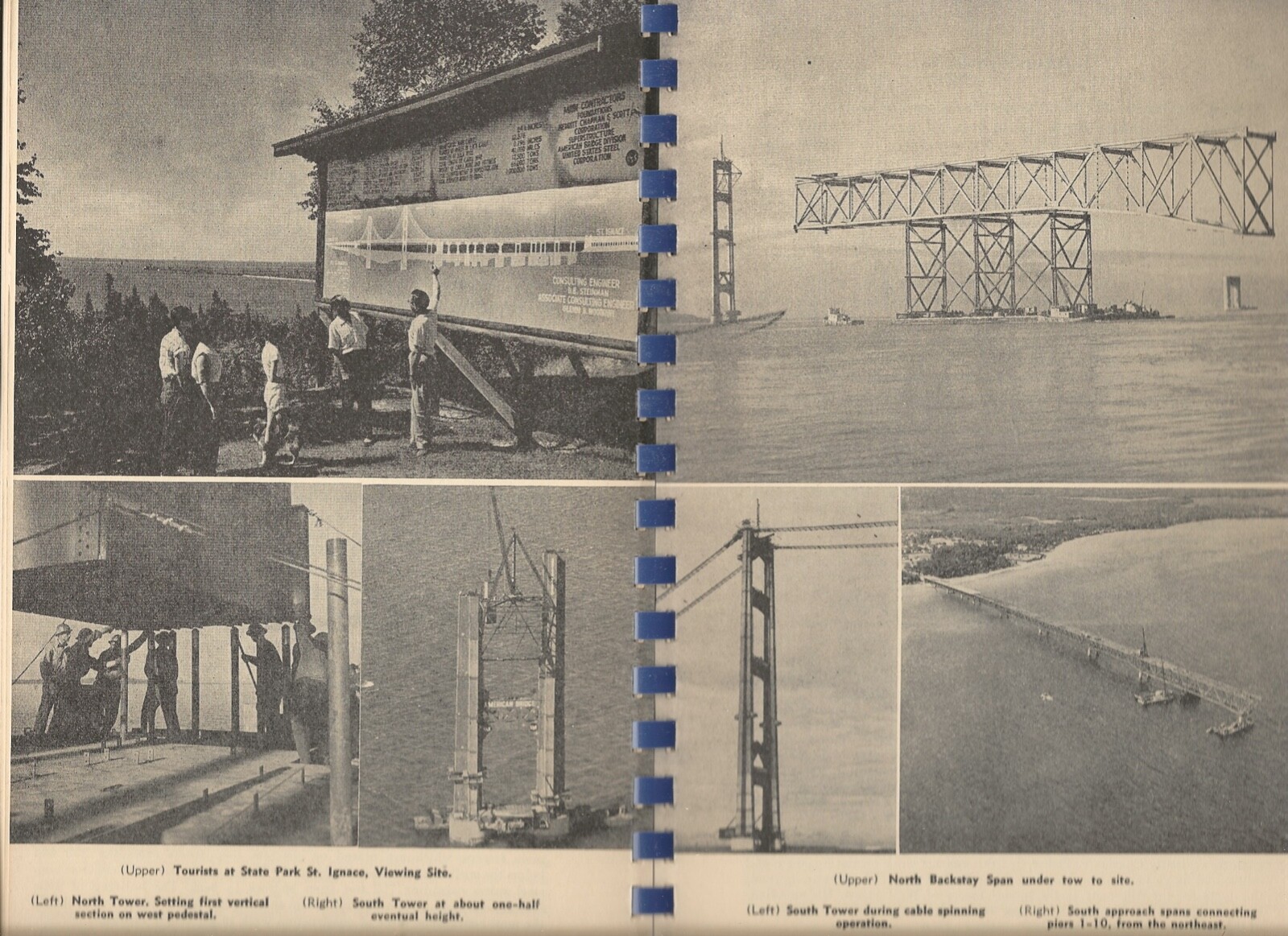 BEFORE THE BRIDGE / COMMEMORATING THE OPENING OF THE MACKINAC BRIDGE 1957 SPIRAL