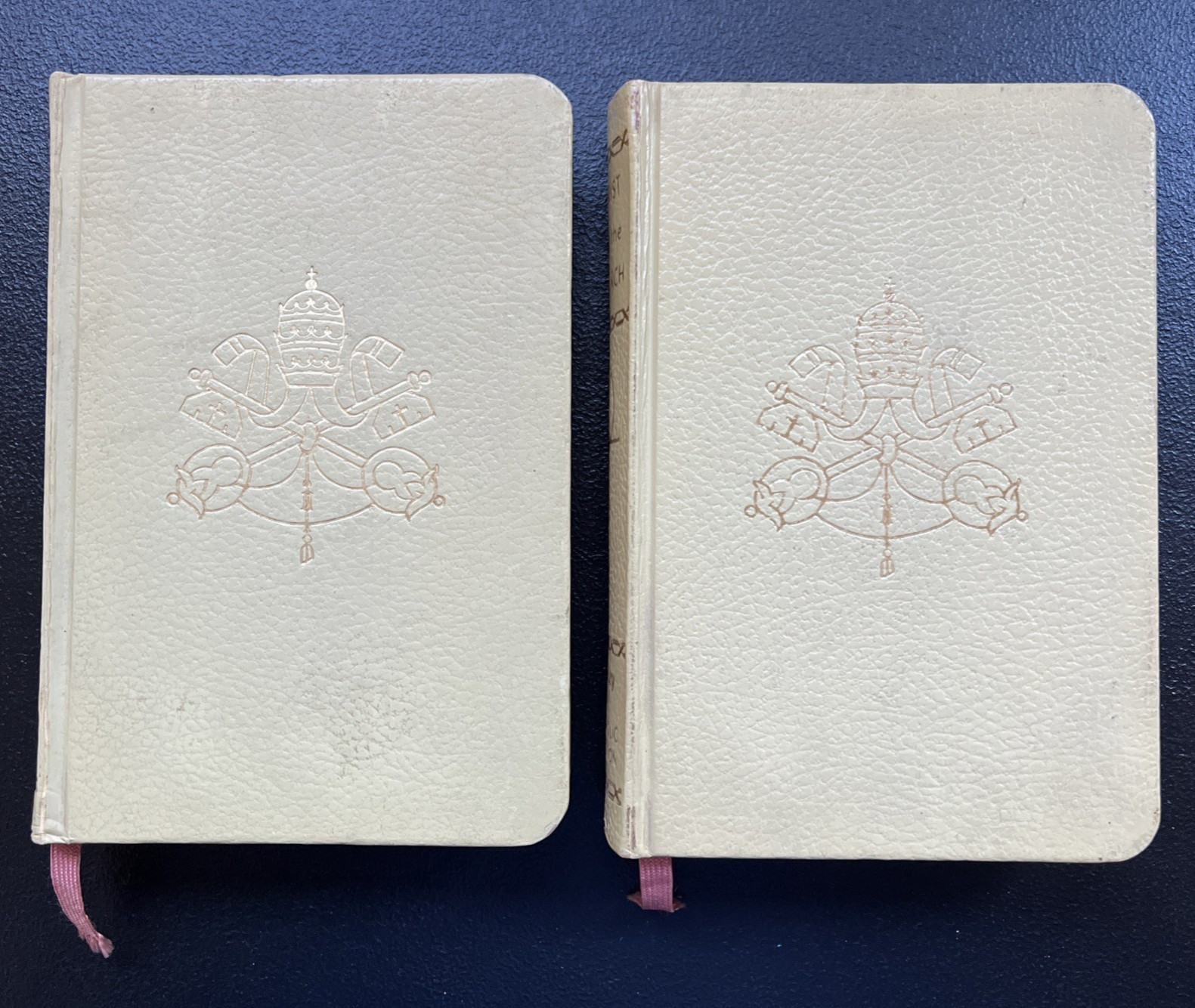 Library Of Catholic Devotion Set Prayer Book & Christ & the Church Vtg 1967 1965