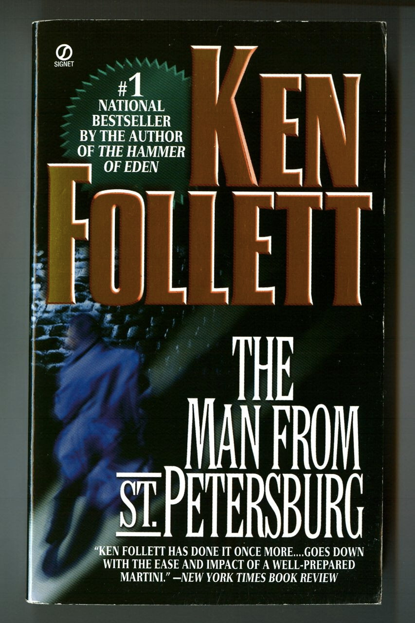 The MAN from St. PETERSBURG by Ken FOLLETT! Vintage SIGNET Paperback!