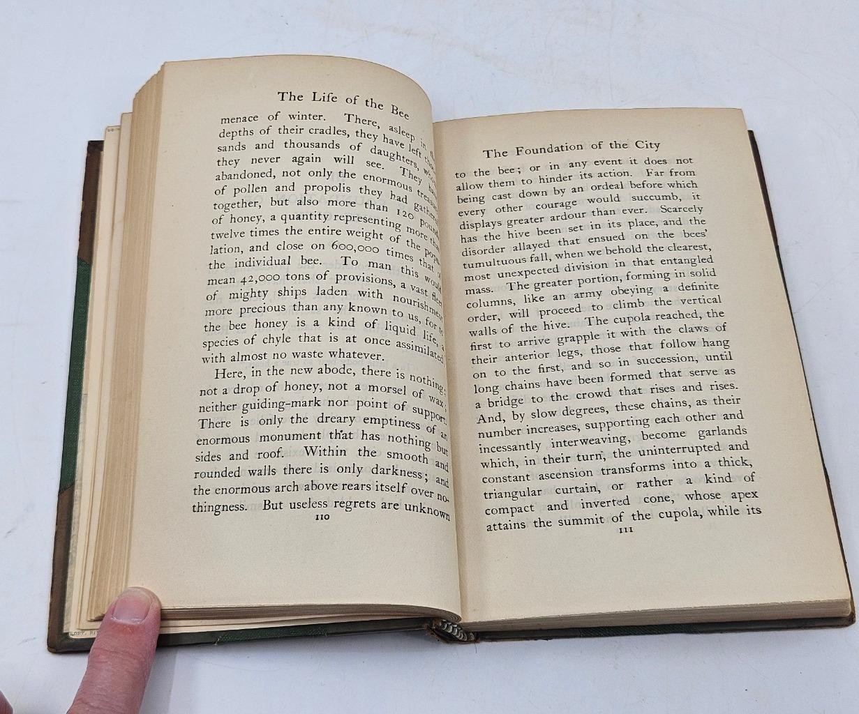 Antique 1913 The Life of the Bee HC Book Maurice Maeterlinck Hive Behavior READ
