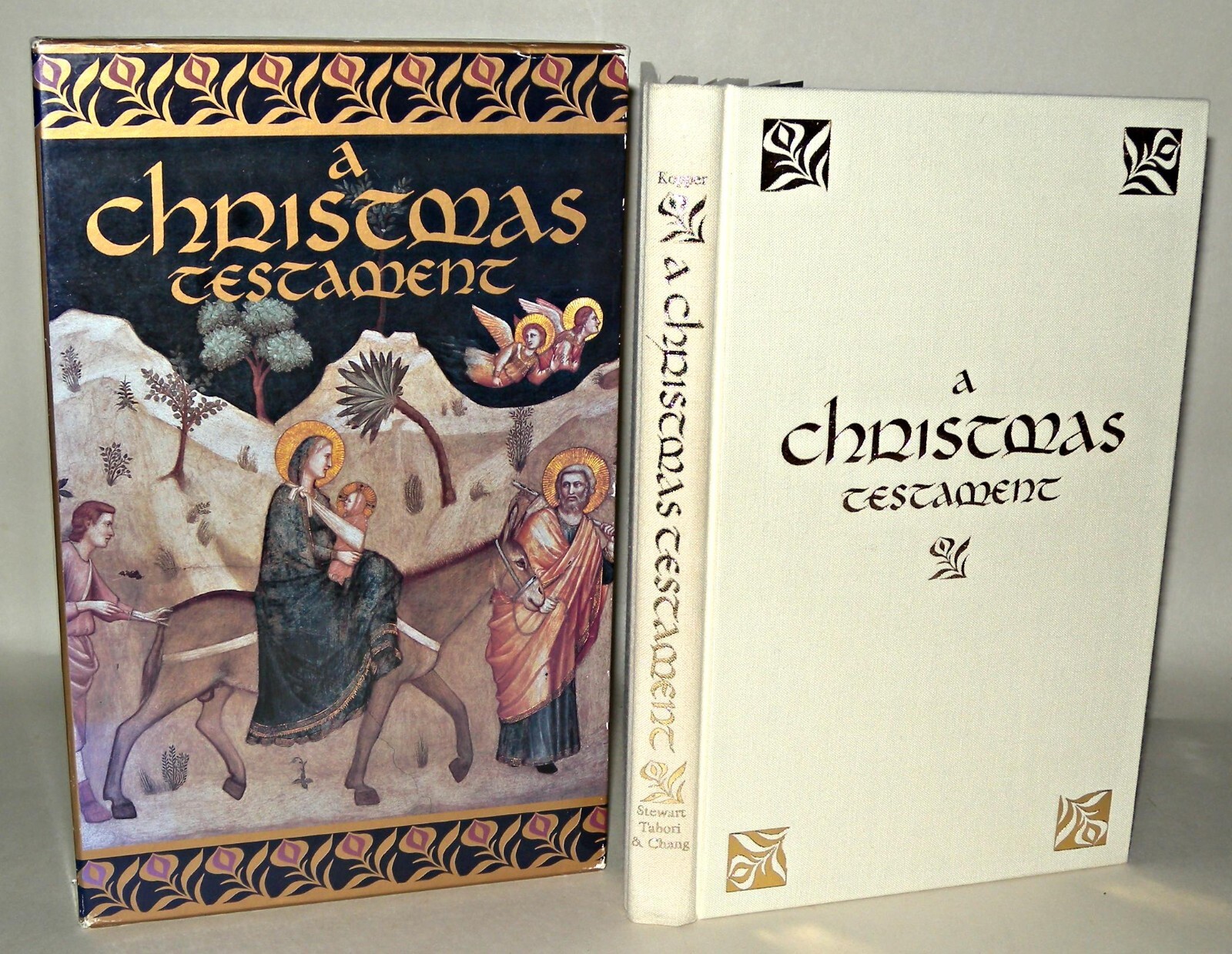A Christmas Testament, 1982, Hardback & Slipcase, Stewart Tabori & Chang