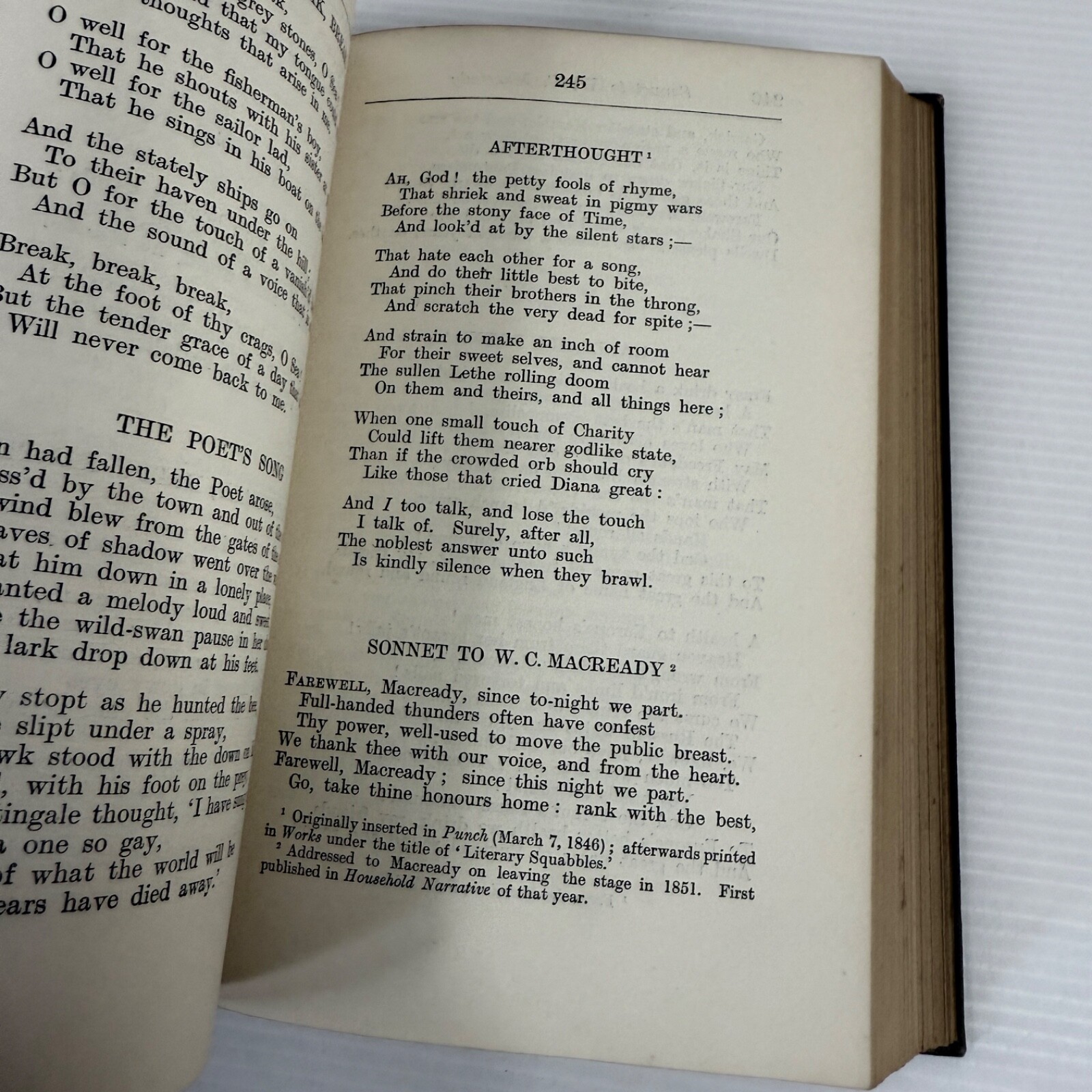 Poems Of Tennyson Oxford Ed. 1904 Henry Frowde Antique Hardcover Poetry Book