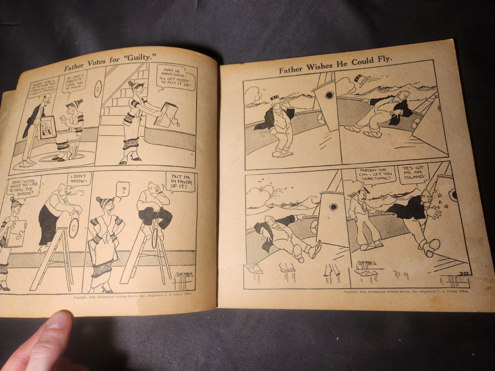 ANTIQUE/VINTAGE Damaged Comic Books – Bringing Up Father & Andy Panda’s Vacation
