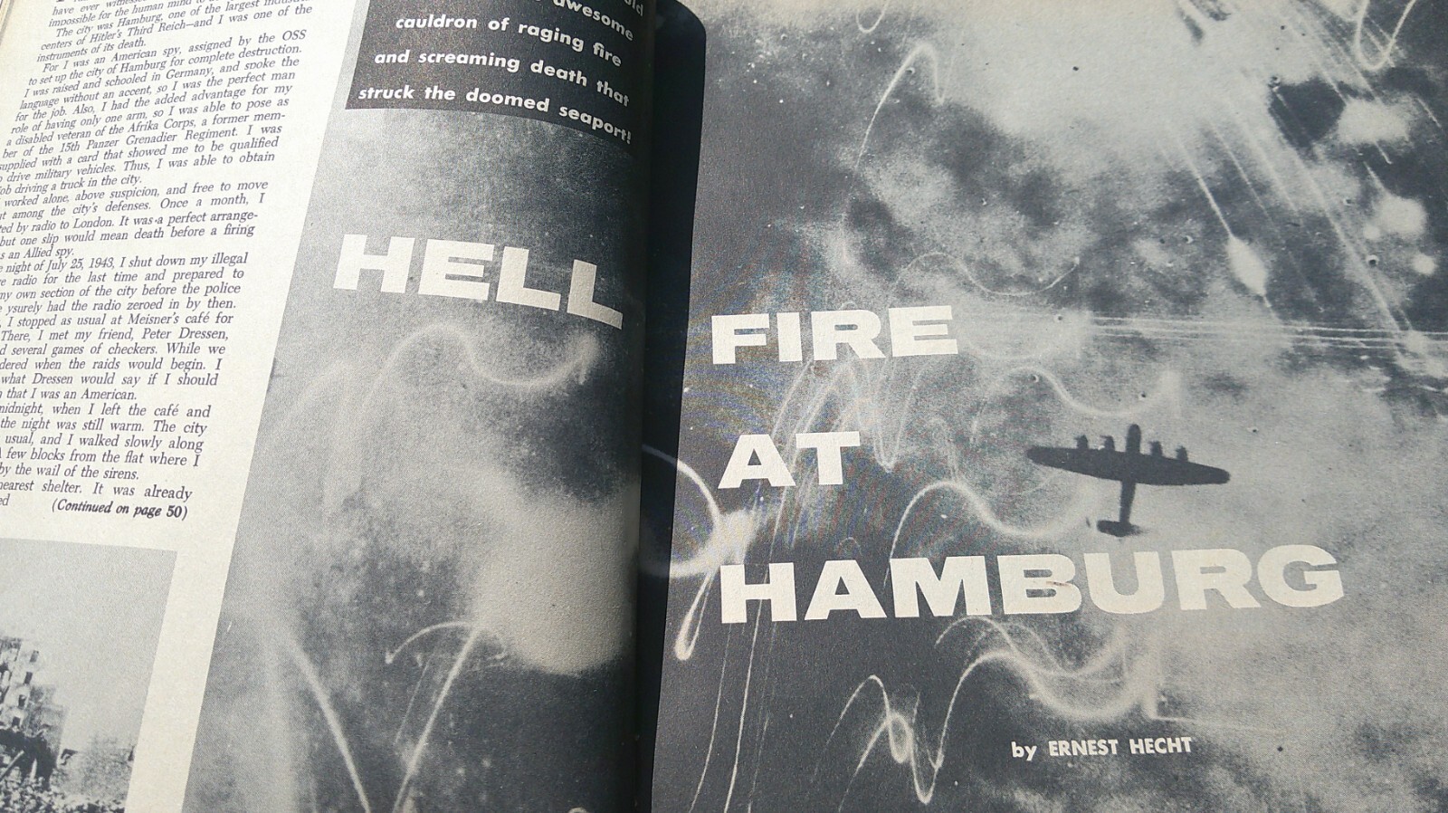 June 1962 Battle Cry Magazine Hellfire at Hamburg WW2 Rugged Action Stories Ads