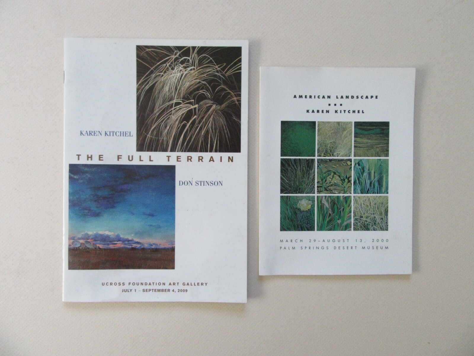 Karen Kitchel and Don Stinson Exhibit Catalogs – Two Catalogs: 2000 & 2009