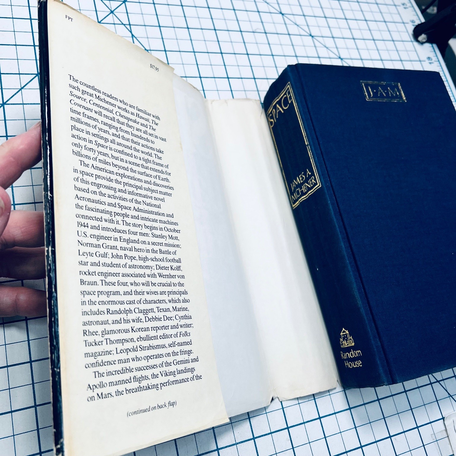 SPACE James A. Michener First Printing 1982 Hardcover Dust Jacket 2nd Printing