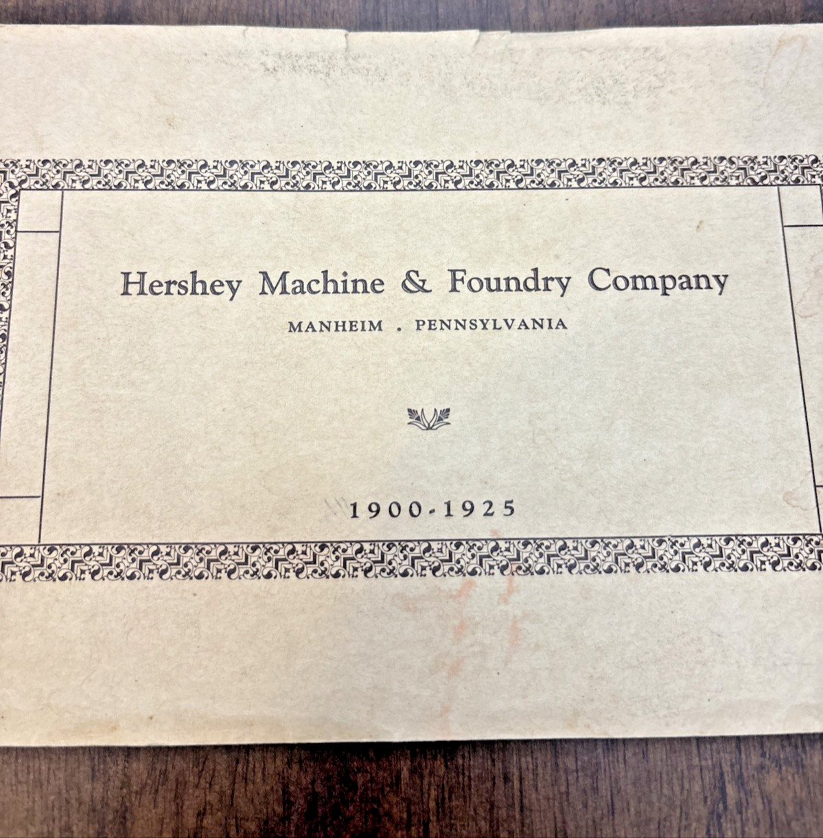 Hershey Machine & Foundry Company Manheim PA 1900-1925 Photo Book History Fuller