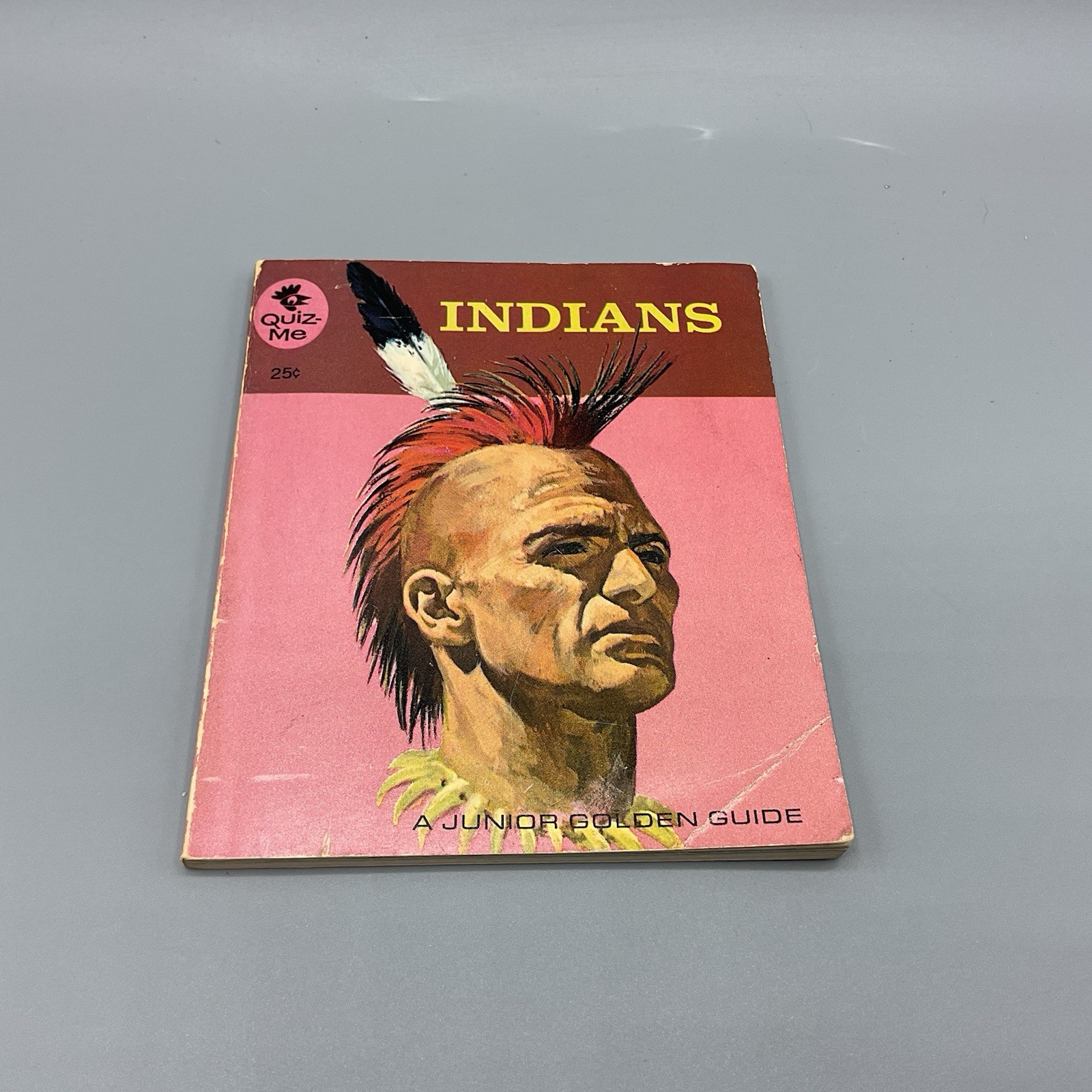 Vintage A JUNIOR GOLDEN GUIDE „INDIANS“ by Sonia Bleeker 1963- Fully Color ILL.