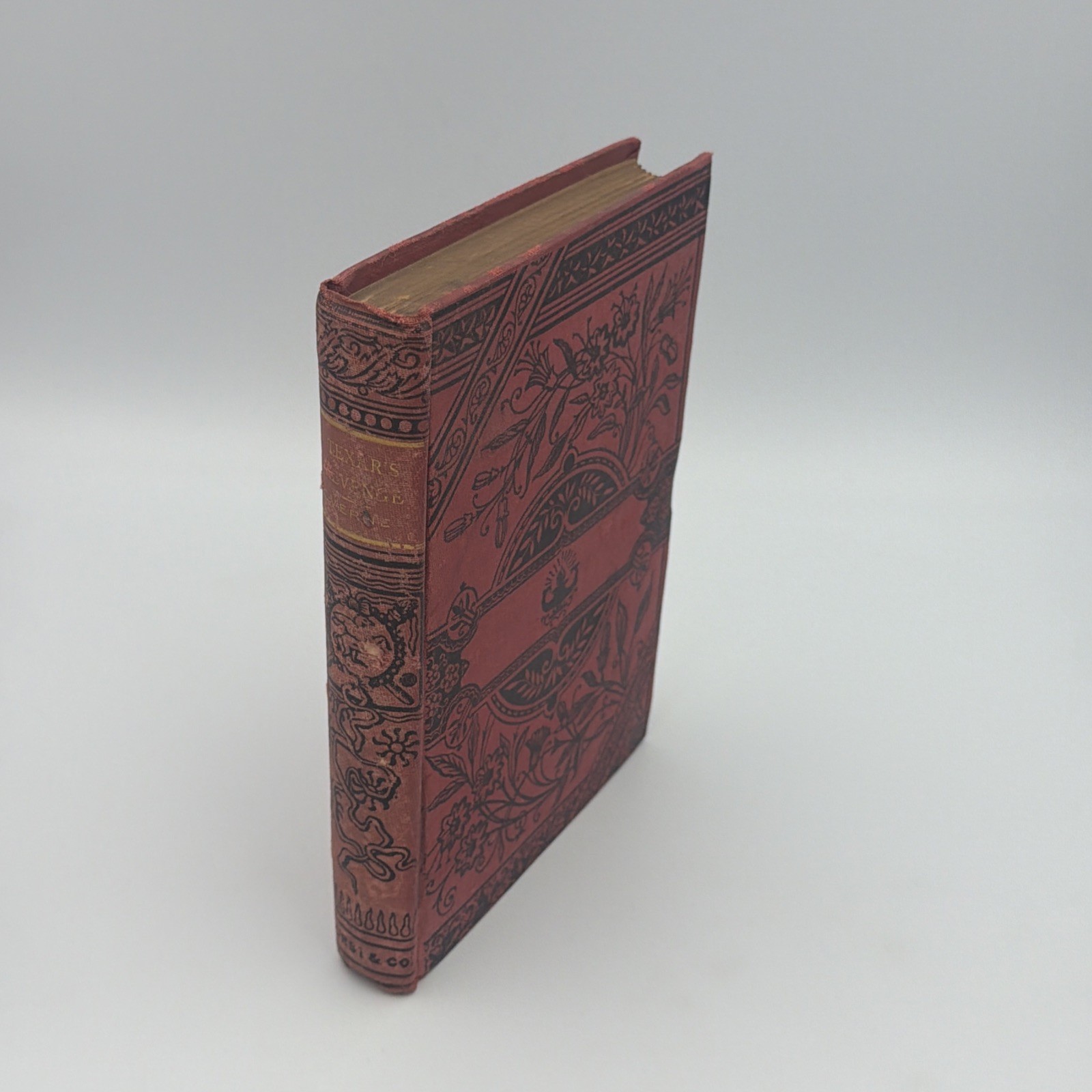 Texar’s Revenge North Against South Jules Verne Hurst Antique Hardcover 1880s