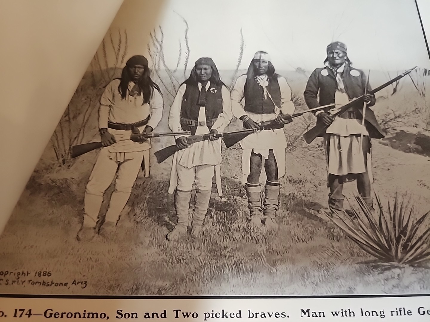 GERONIMO THE APACHE CHIEF FROM MRS M. E. FLY Number 273 New