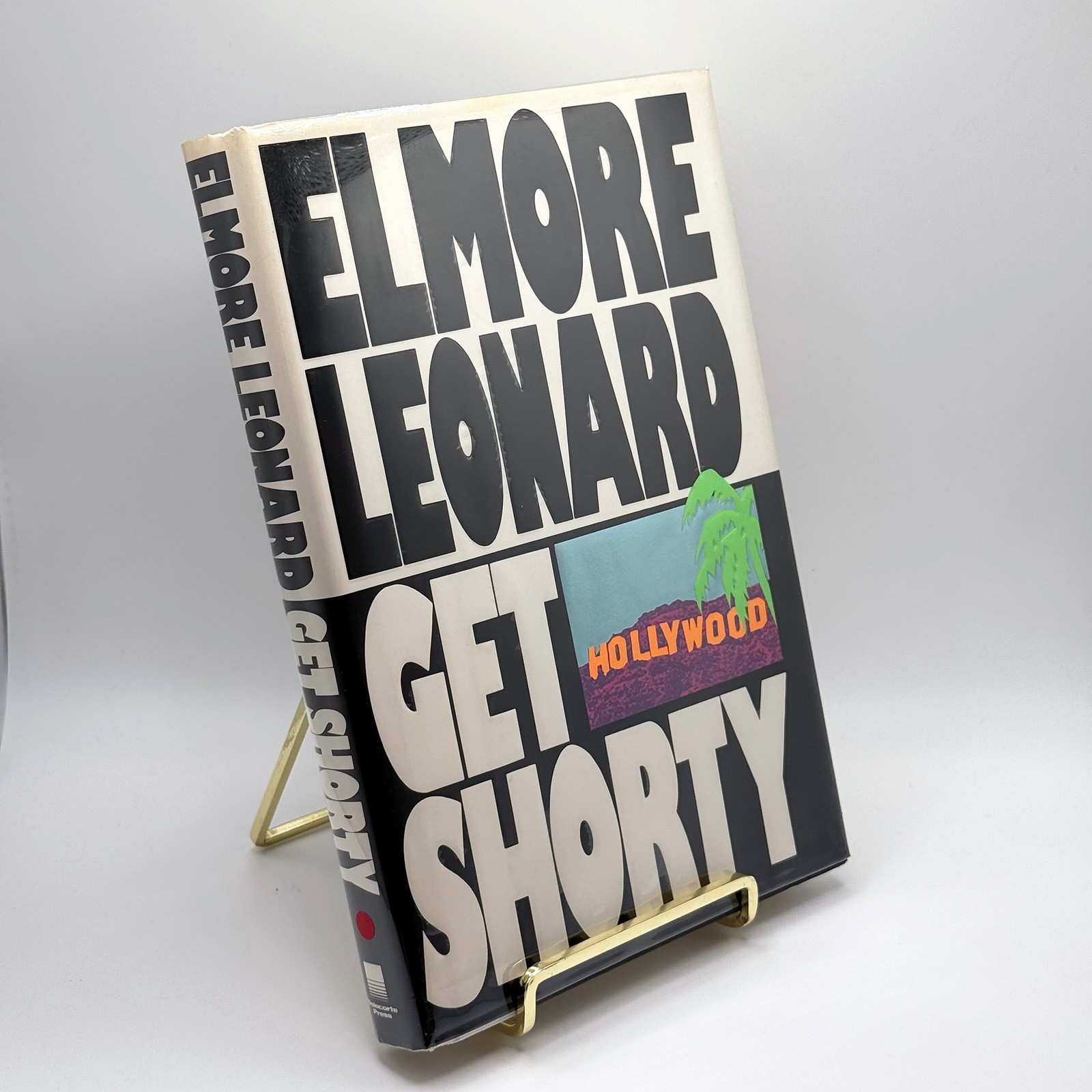 SIGNED Elmore Leonard Get Shorty – 1st Edition/Print 1990 Hollywood Crime