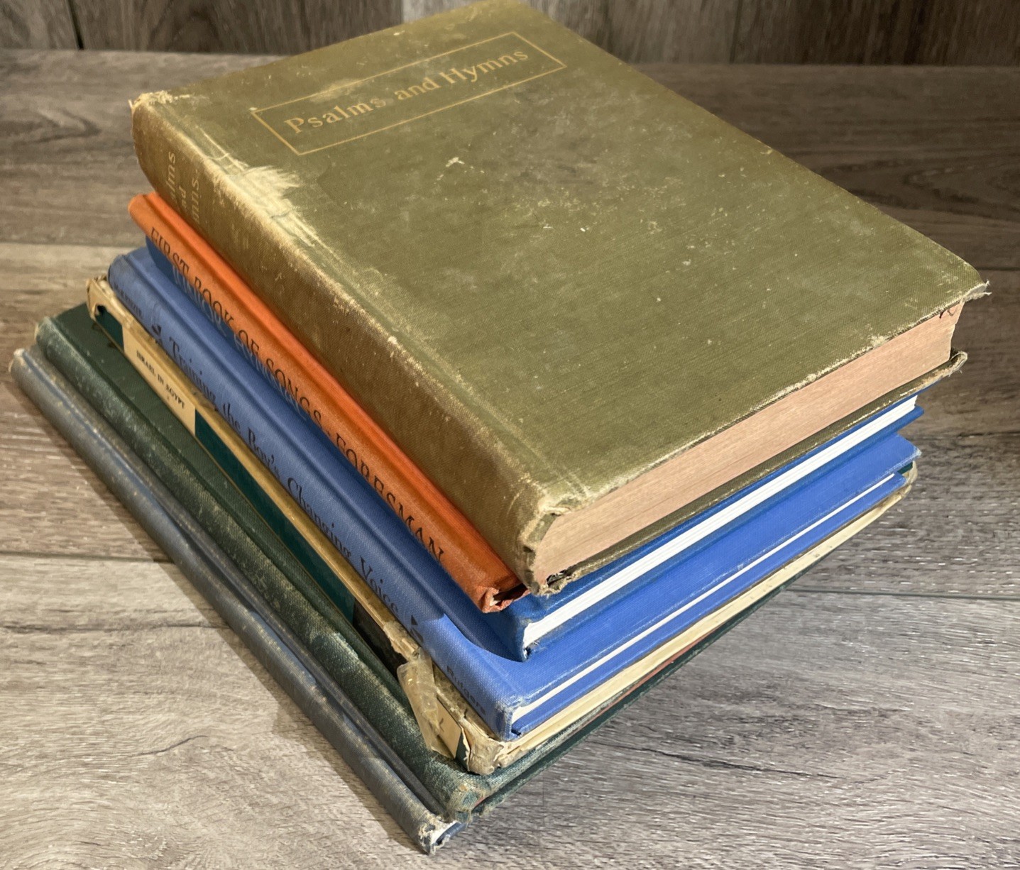 Lot 7 Vintage Sacred Music Books 1901-1964 Hymnals Winnowed Anthems Presbyterian
