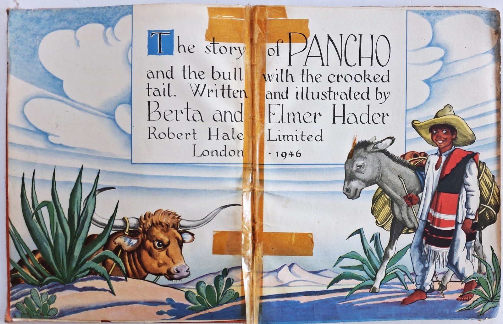 Pancho Bull With the Crooked Tail Bertha Hader Robert Hale 1946