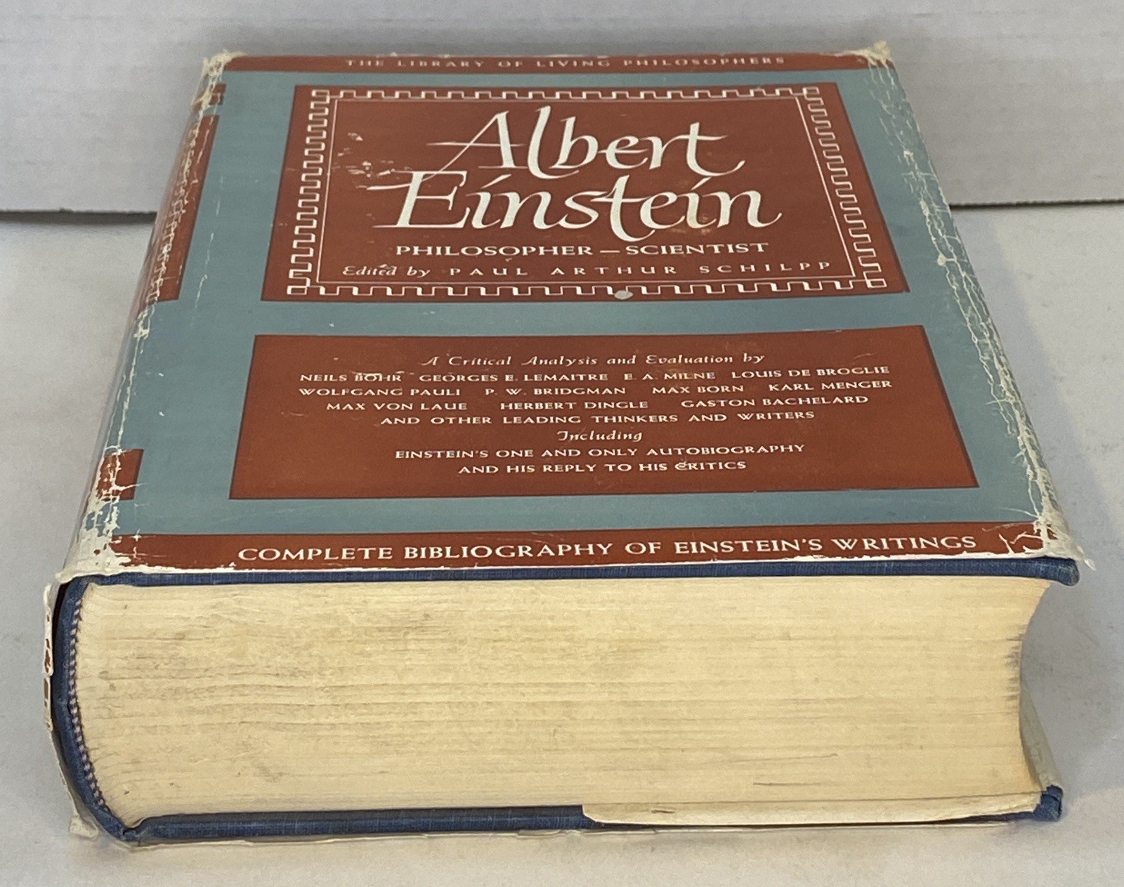 ALBERT EINSTEIN: PHILOSOPHER-SCIENTIST by Schilpp 2nd ed 1951 HCDJ Su-shu Huang
