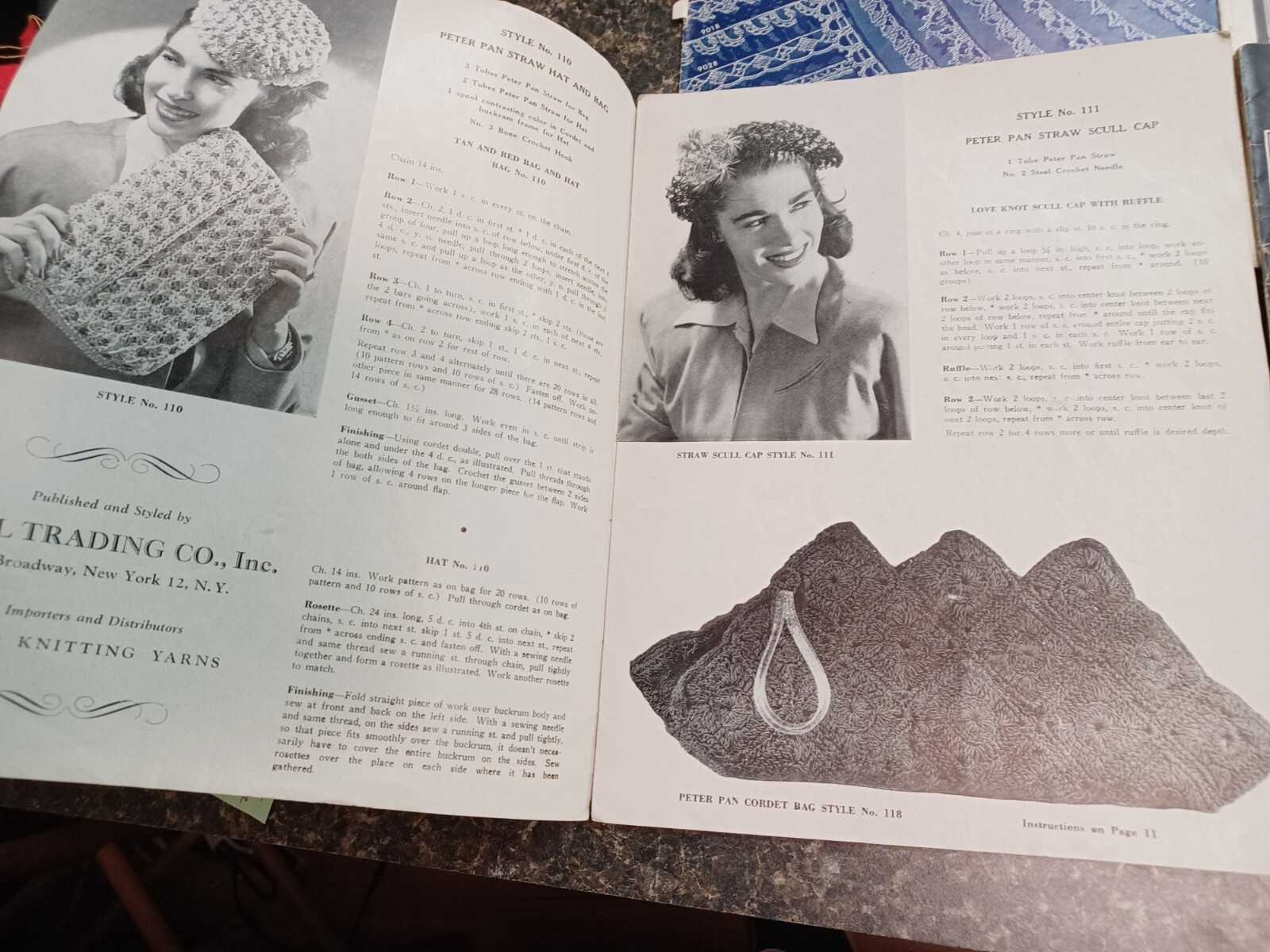 VTG Crochet & Knitting Tatting Pattern Booklets Magazines 1930’s Fasion Research