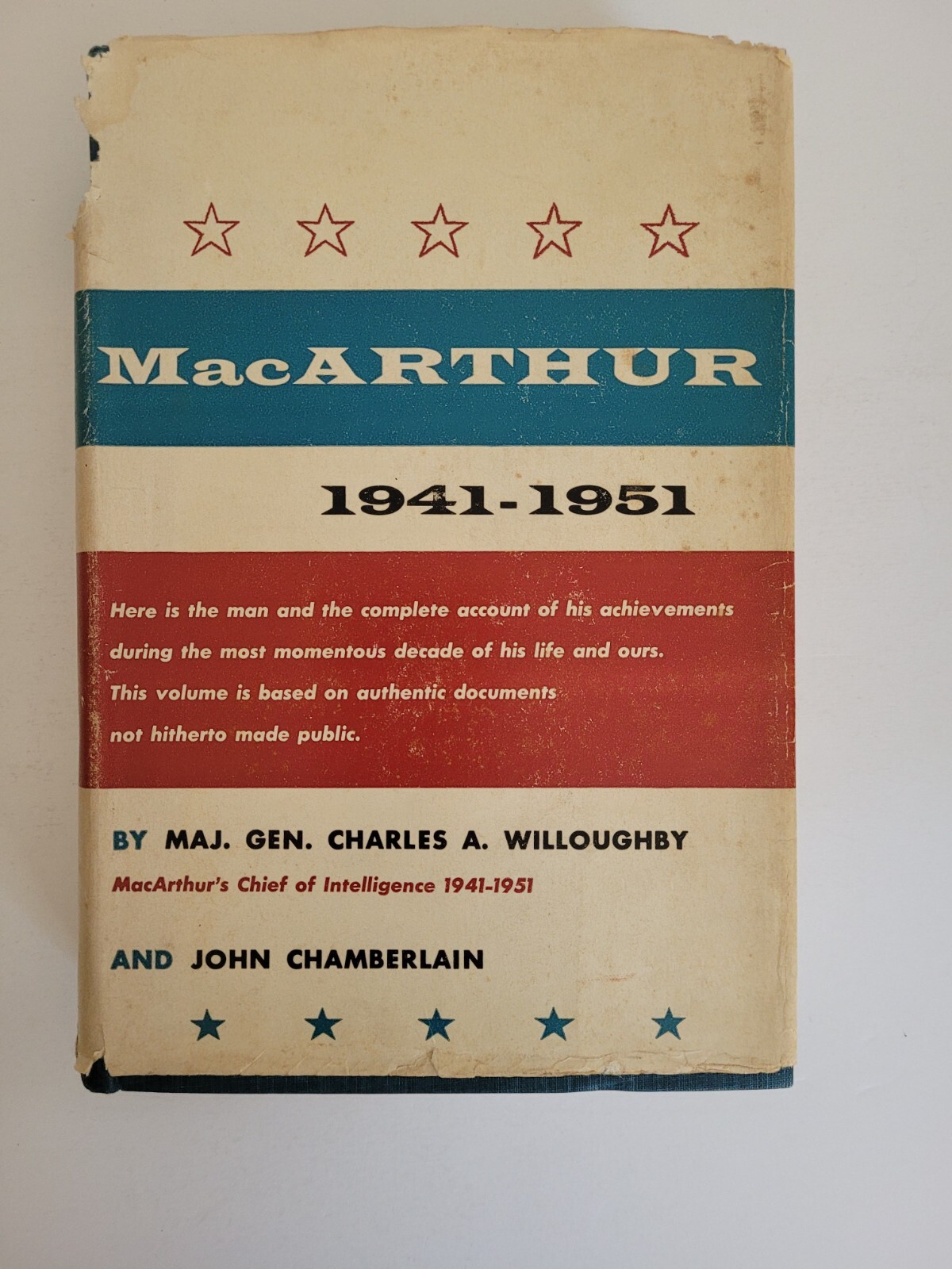 MacArthur 1941-1951 by Major General Charles A. Willoughby. First Edition 1954