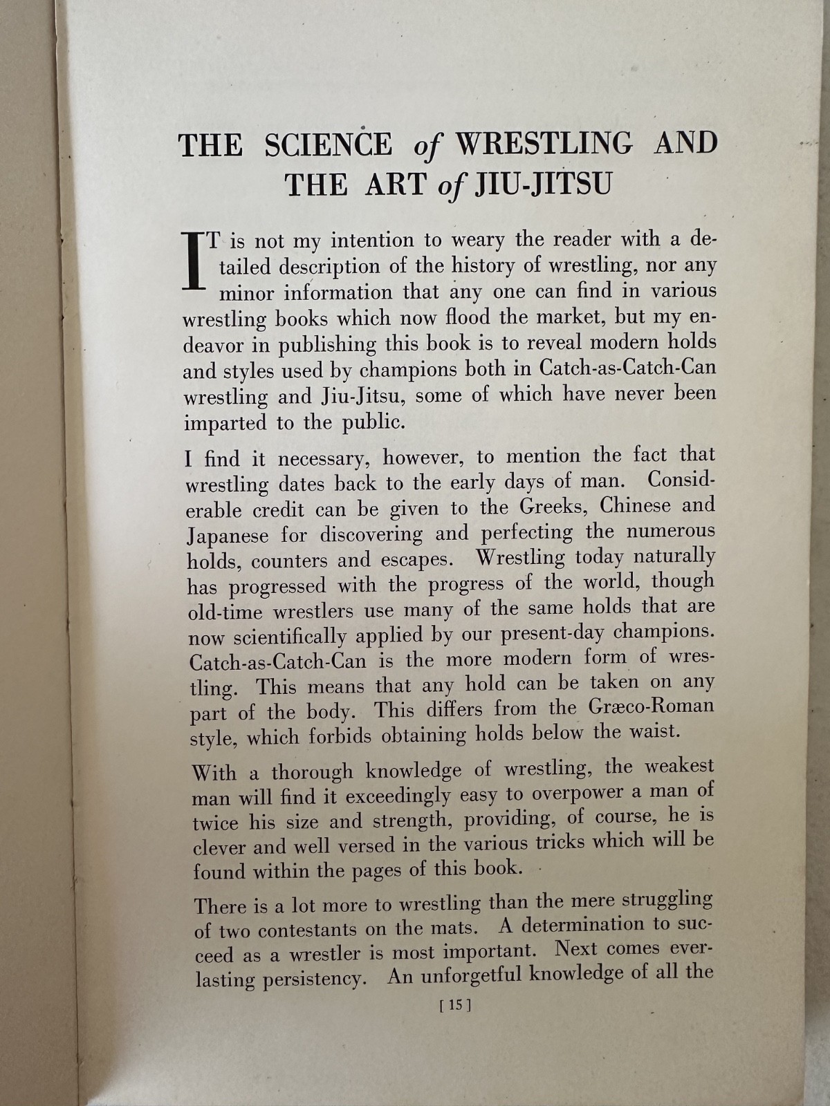 1923 1st ed Science of Wrestling and Art of Jiu Jitsu Liederman photos martial