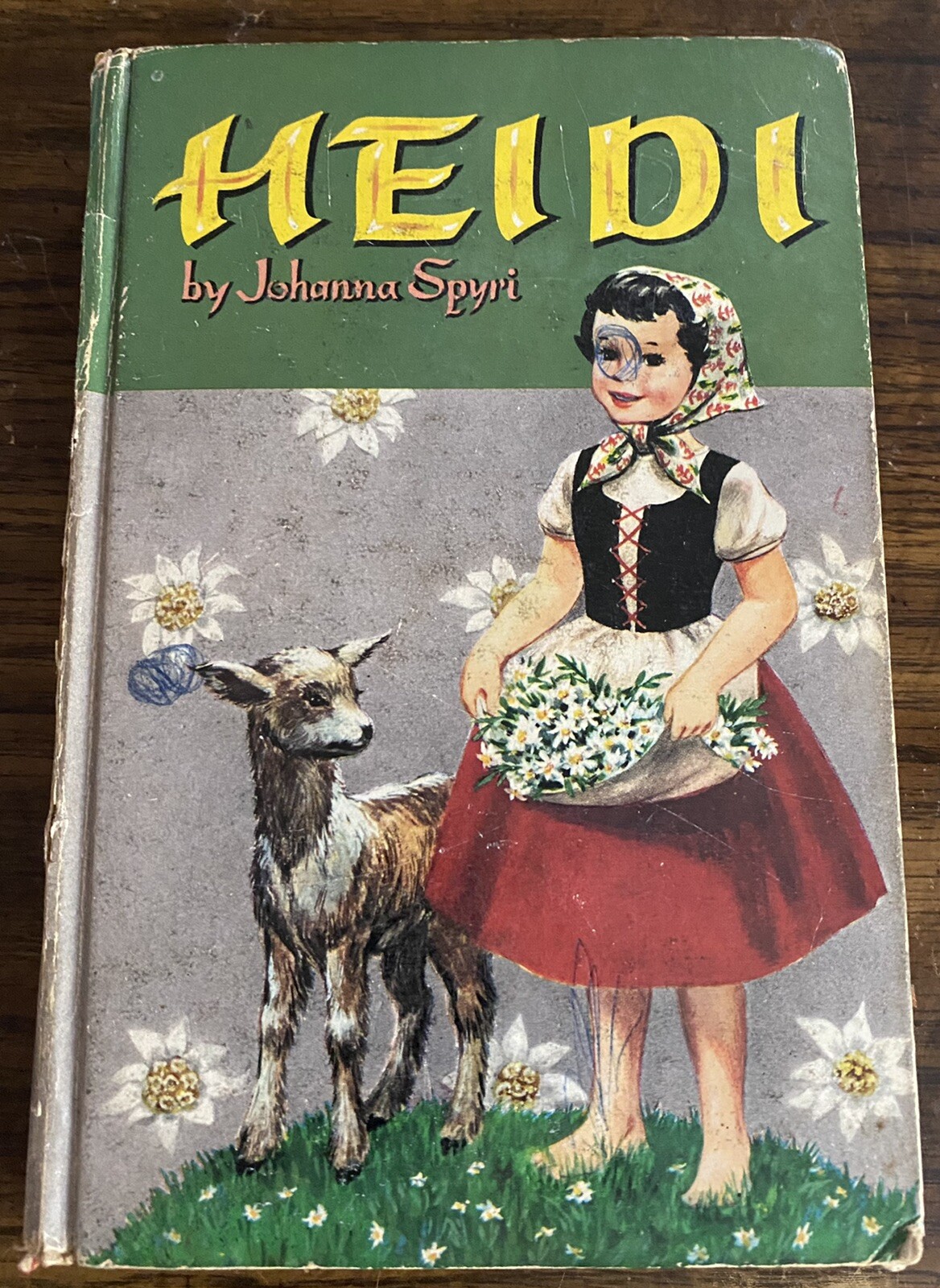 Heidi by Johanna Spyri Whitman Classics 1955 HC Janet Smalley Illustrations
