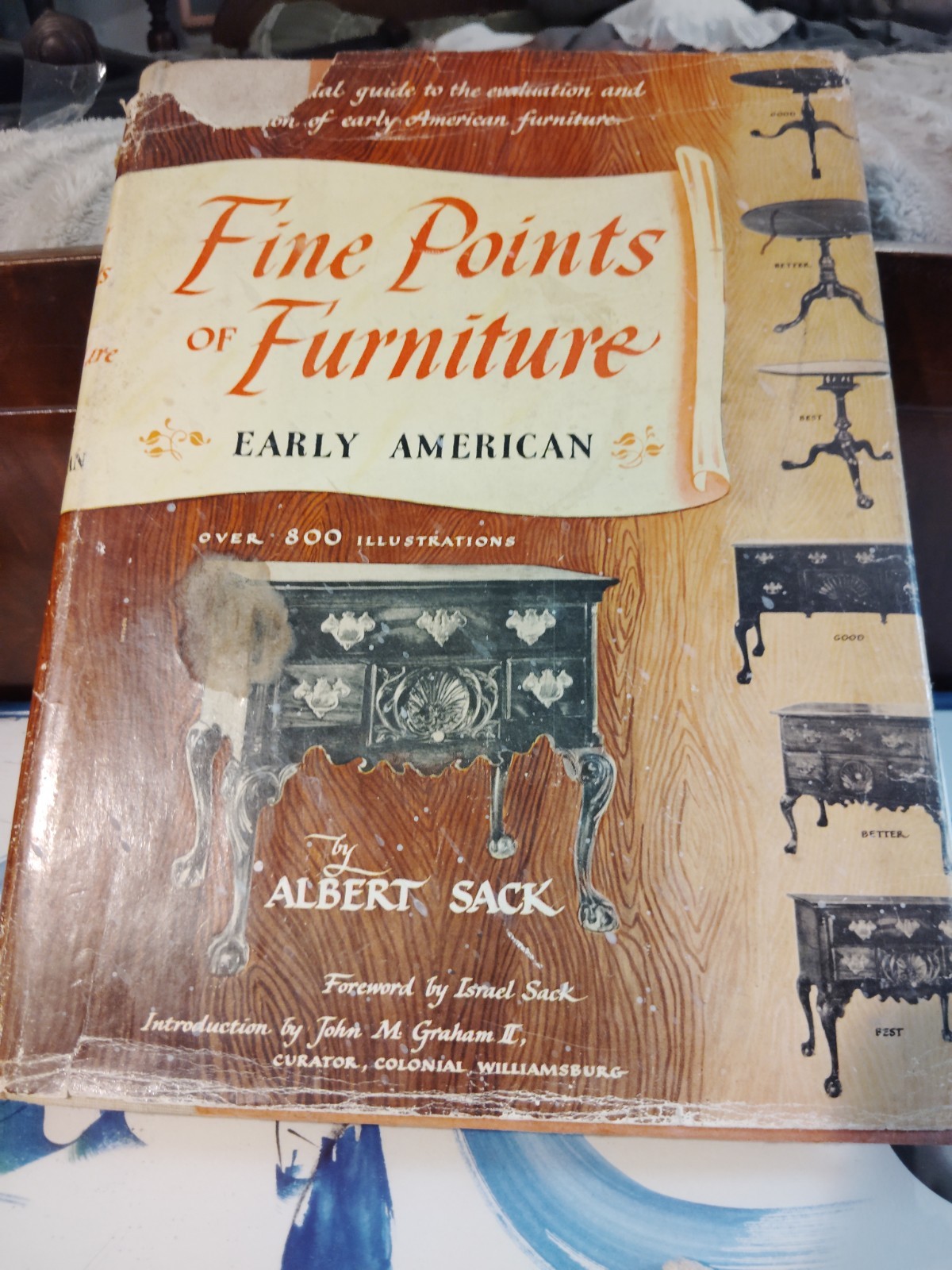 Fine Points of Furniture: Early American Albert Sack Hardcover 1950