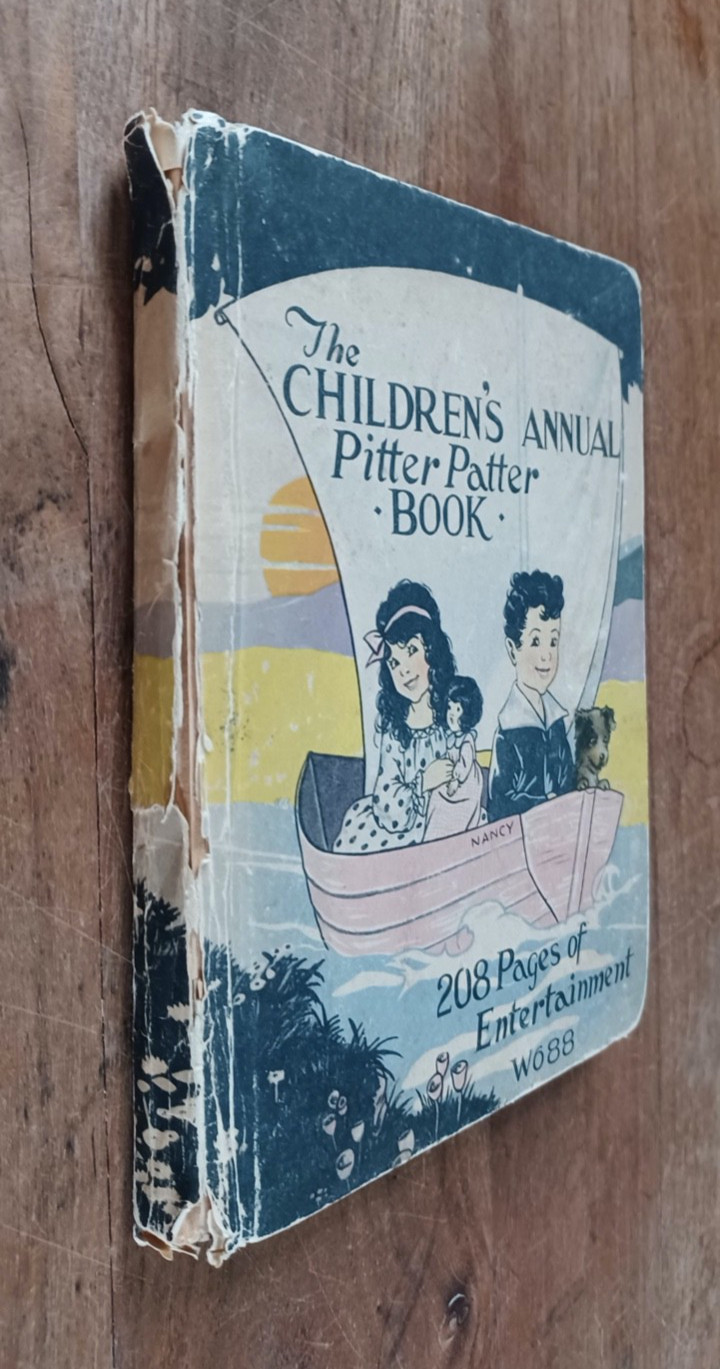 The Children’s Annual Pitter Patter Book 1928 Whitman Hardcover W688