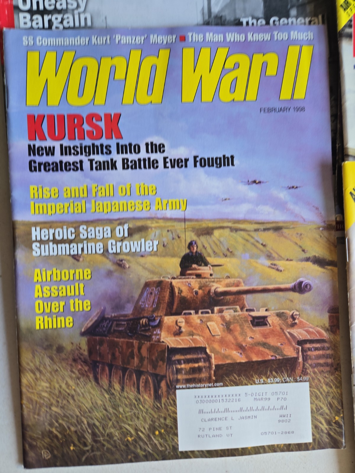 1990s World War 2 Magazines Back Issues Lot Of 34