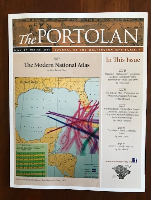 The Portolan, Journal Washington Map Society, Cartography, Winter 2016, Issue 97