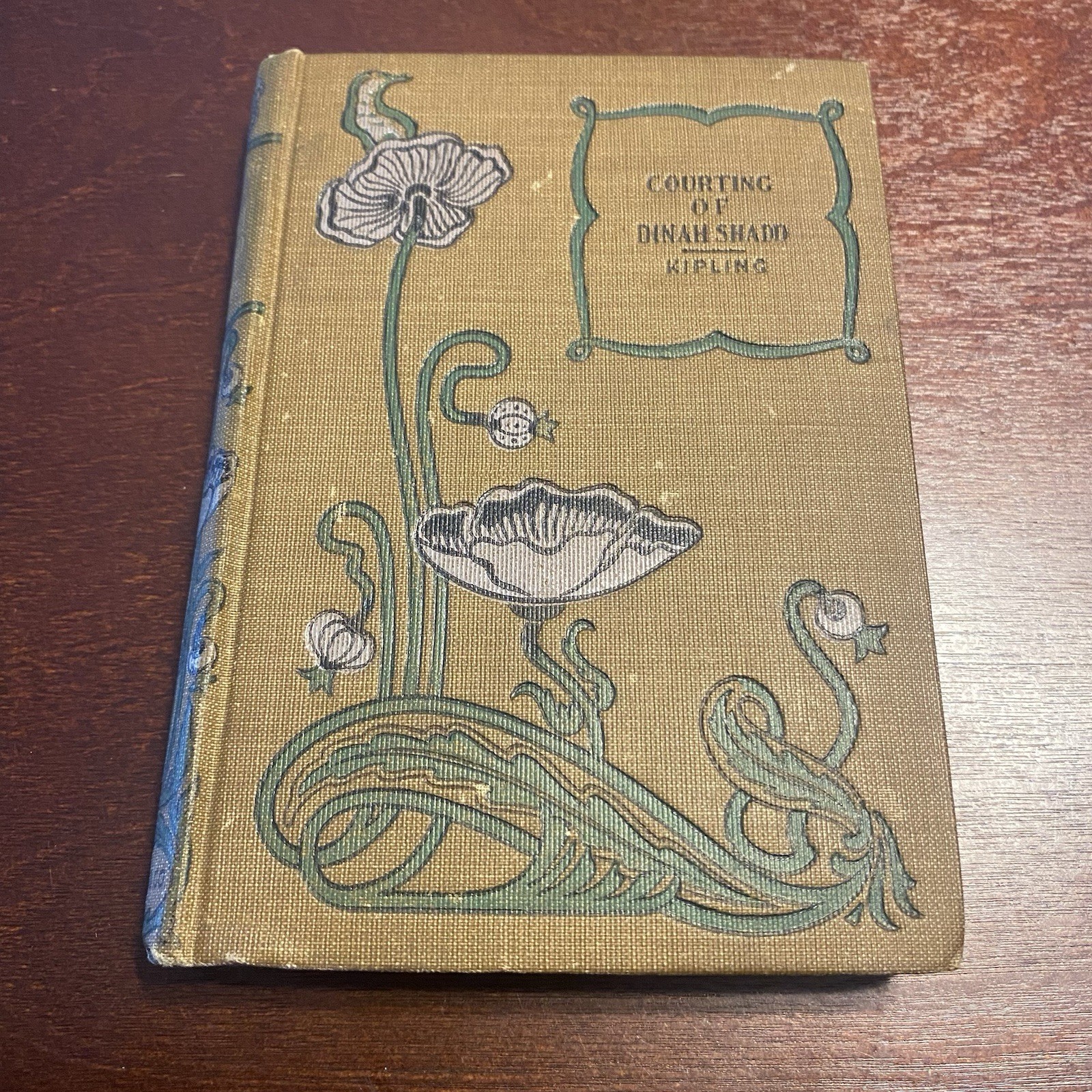 Kipling Court of Dinah Shadd HC Hurst Co Art Nouveau Decorative Antique Book