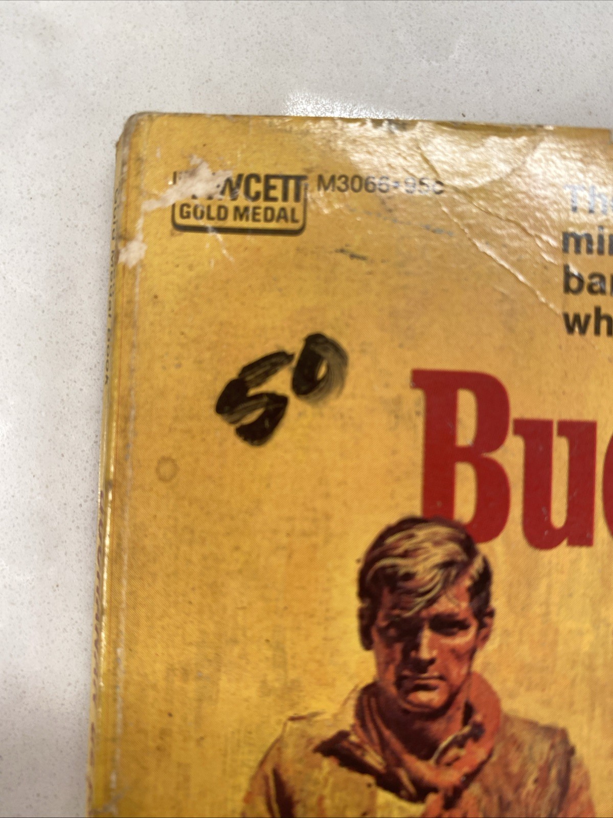 BUCHANAN GETS MAD by J. Ward rare US Gold Medal pulp western (1958, PB)